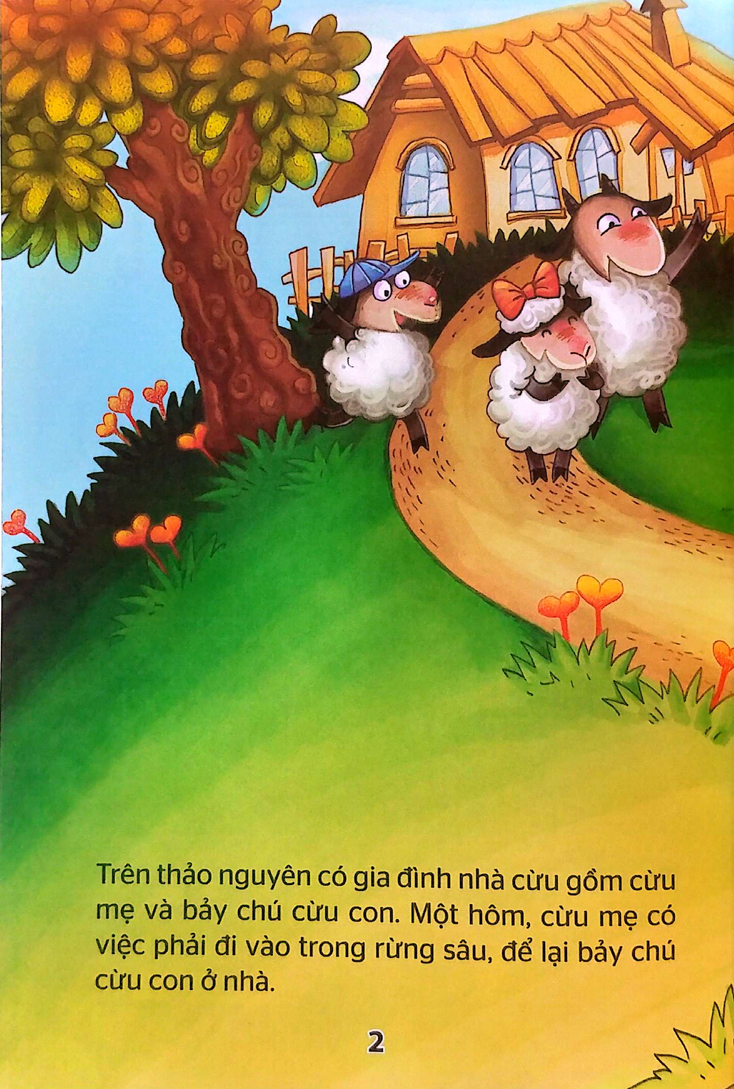 truyện cổ tích kinh điển thế giới hay nhất - sói xám và bảy chú cừu