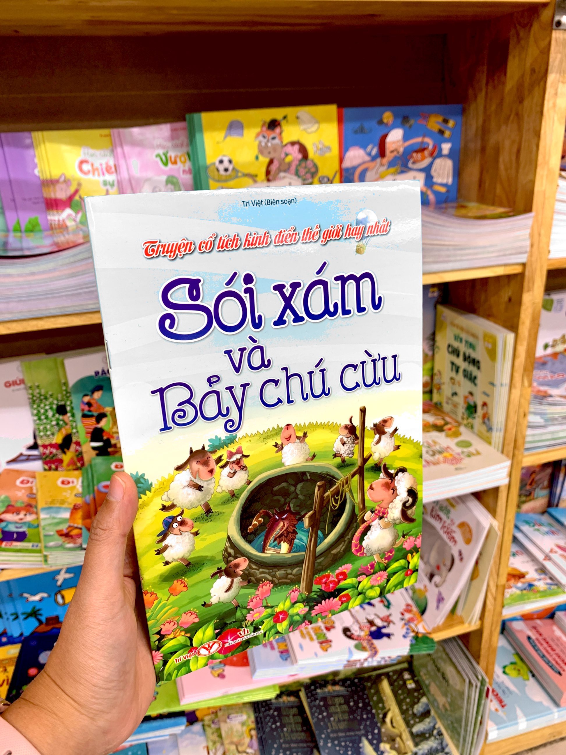 truyện cổ tích kinh điển thế giới hay nhất - sói xám và bảy chú cừu