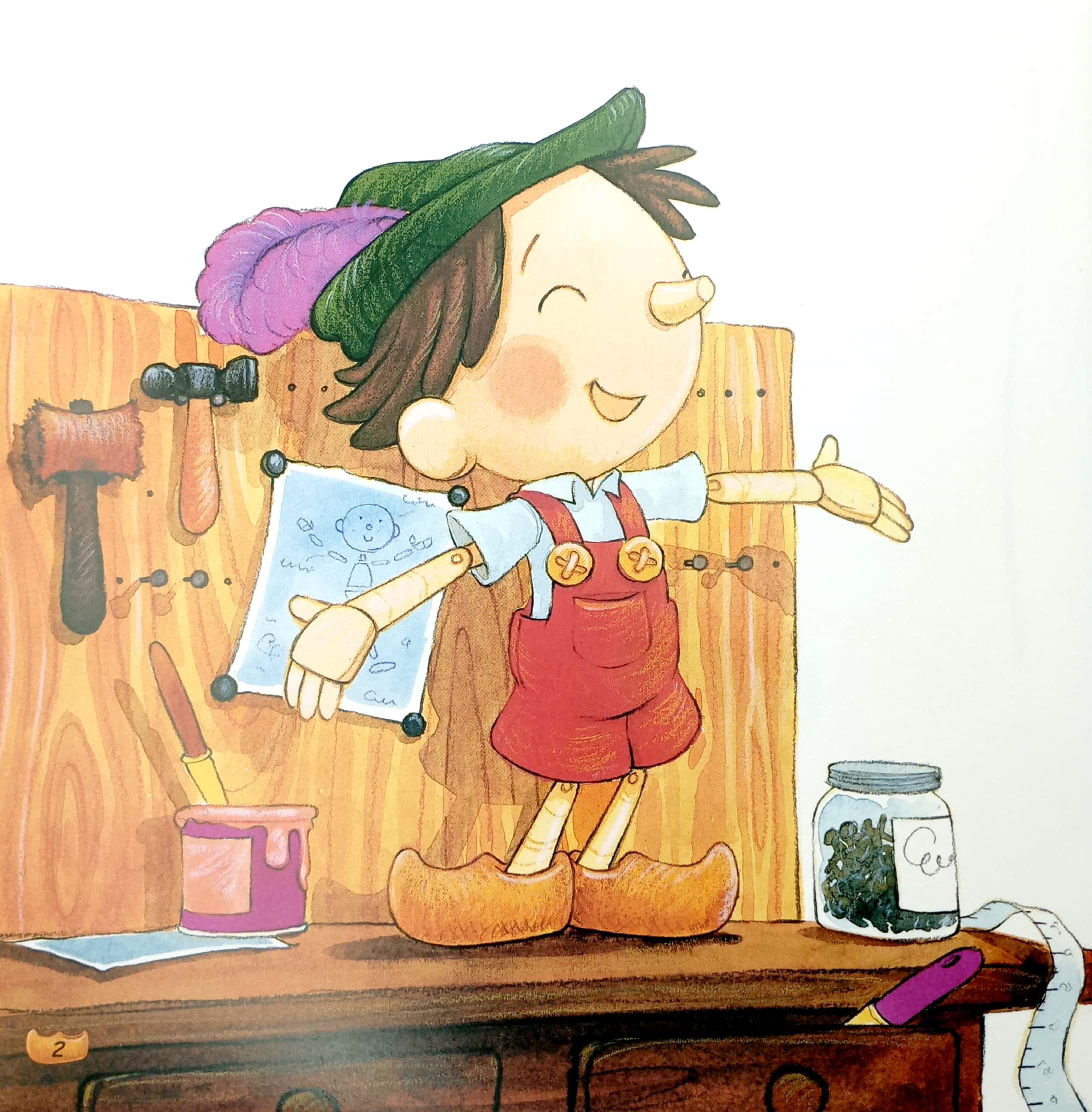 truyện cổ tích nổi tiếng (song ngữ việt anh) - pinocchio - chú bé người gỗ pinocchio (tái bản 2023)