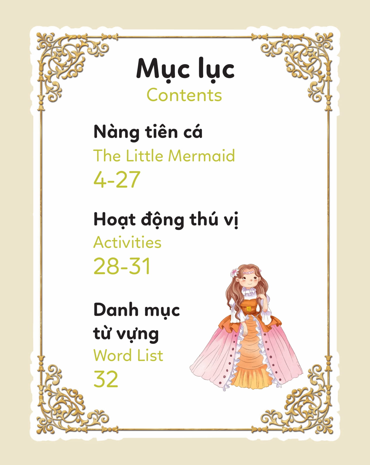 truyện cổ tích nổi tiếng (song ngữ việt anh) - the little mermaid - nàng tiên cá