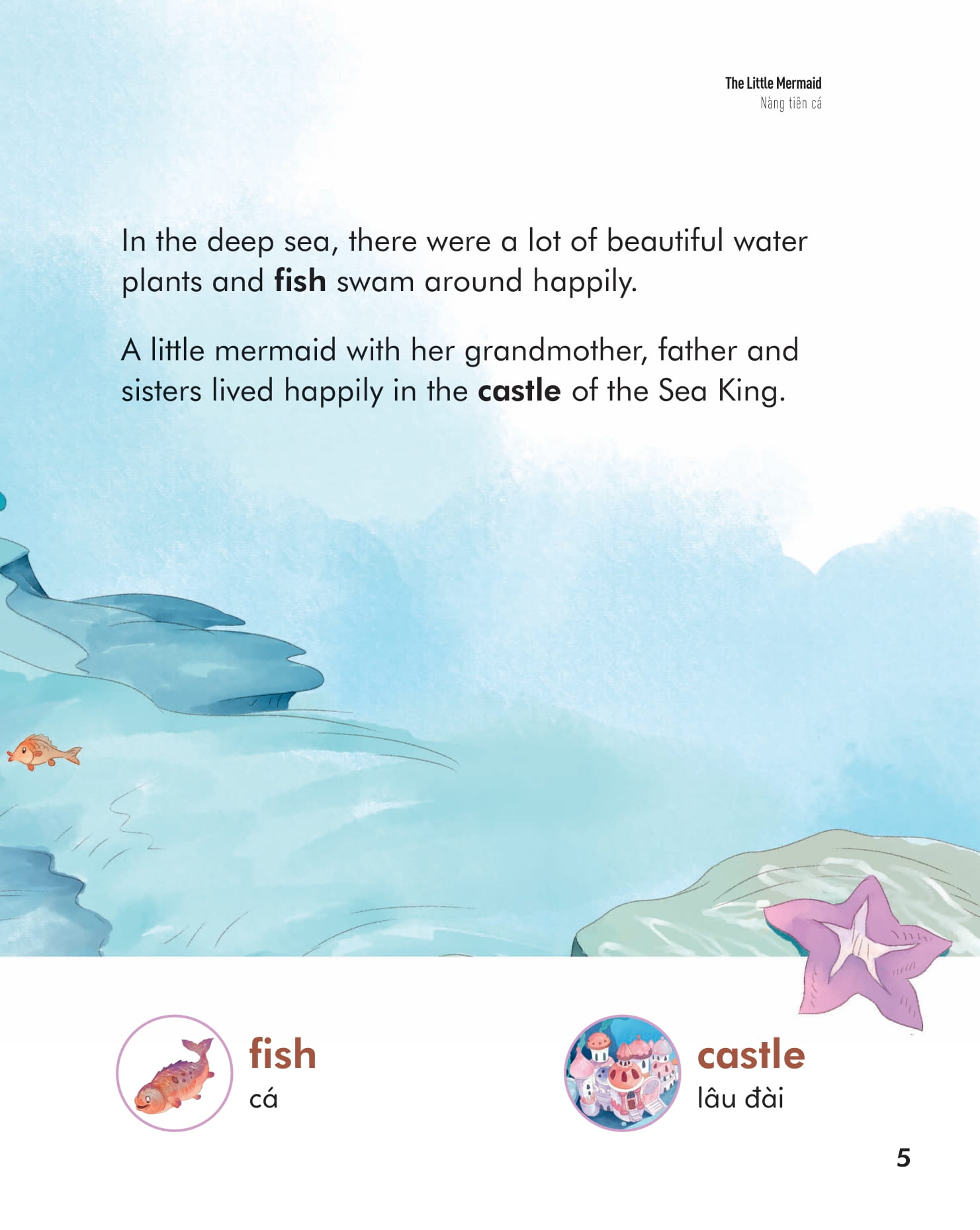 truyện cổ tích nổi tiếng (song ngữ việt anh) - the little mermaid - nàng tiên cá