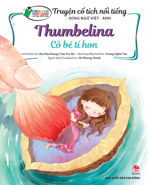 truyện cổ tích nổi tiếng (song ngữ việt anh) - thumbelina - cô bé tí hon