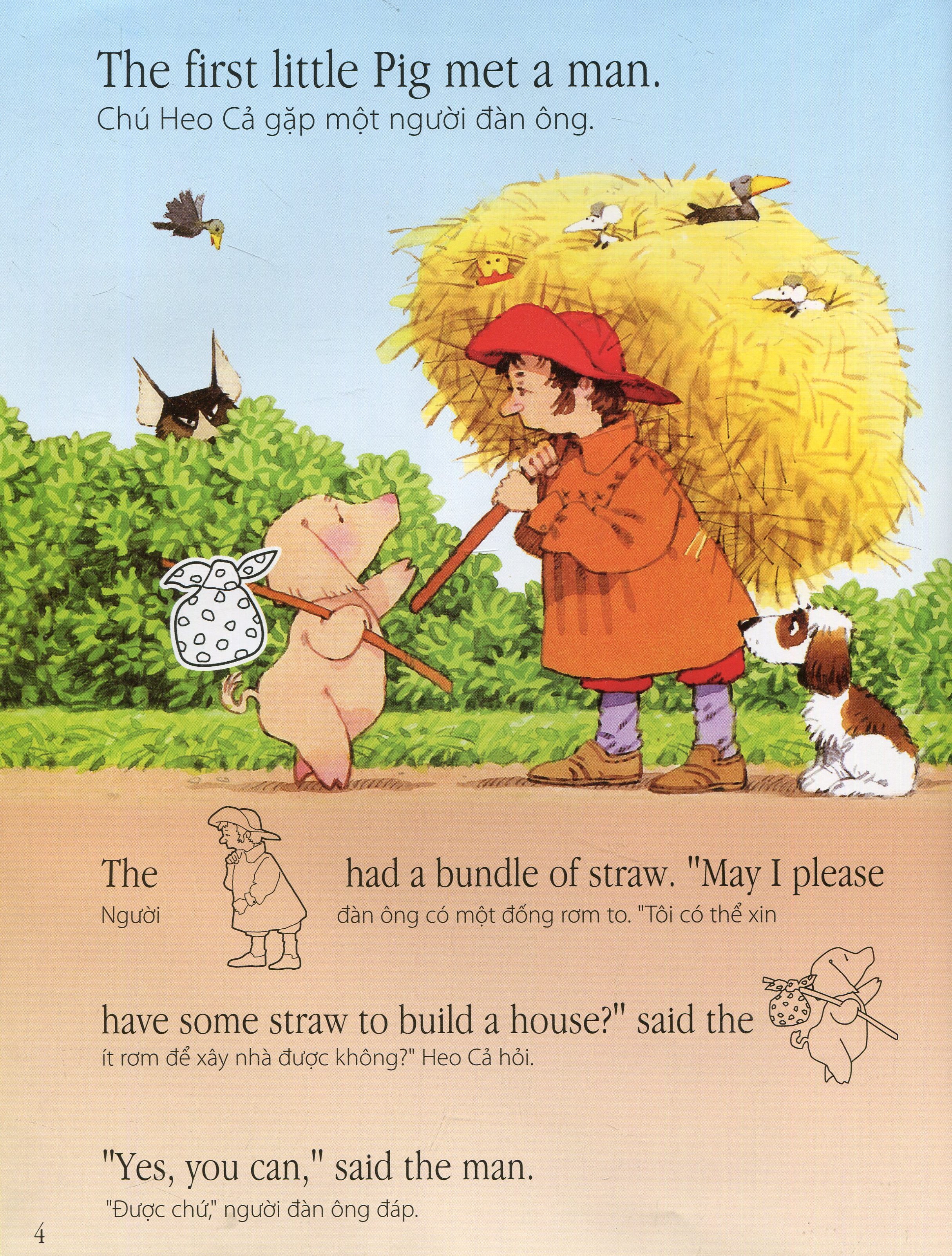 truyện cổ tích nổi tiếng thế giới - ba chú heo con (tái bản 2020)