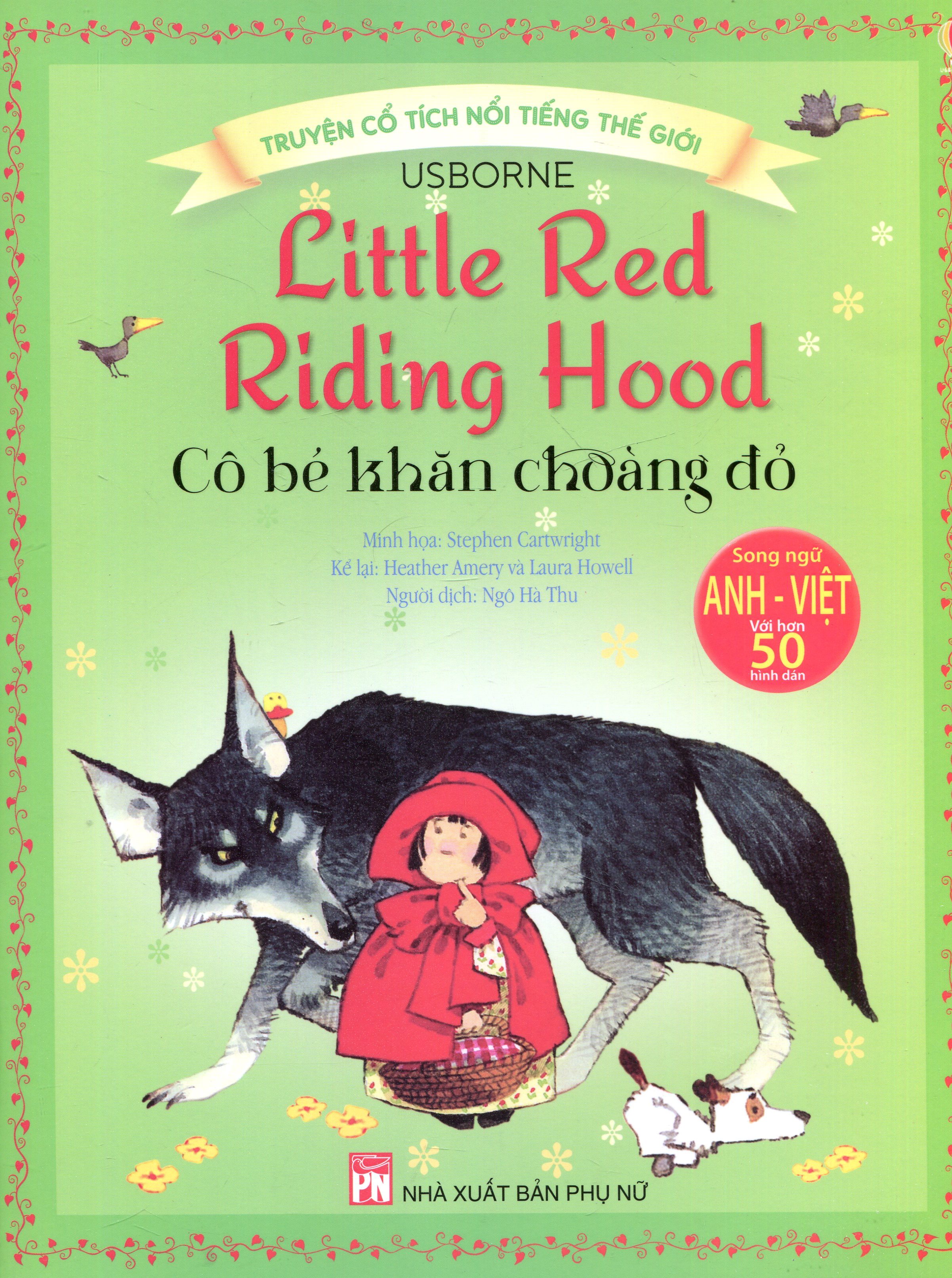 truyện cổ tích nổi tiếng thế giới - cô bé khăn choàng đỏ (tái bản 2020)