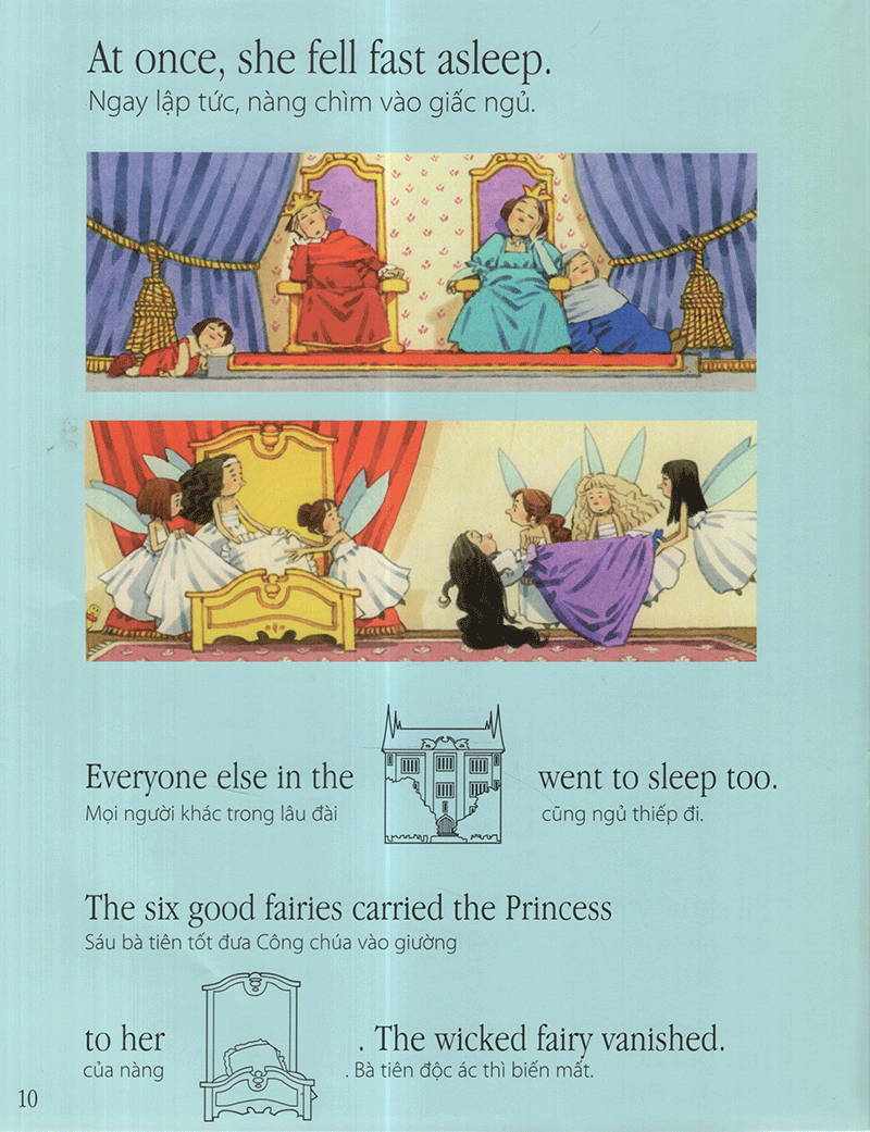 truyện cổ tích nổi tiếng thế giới - người đẹp ngủ trong rừng (tái bản 2020)