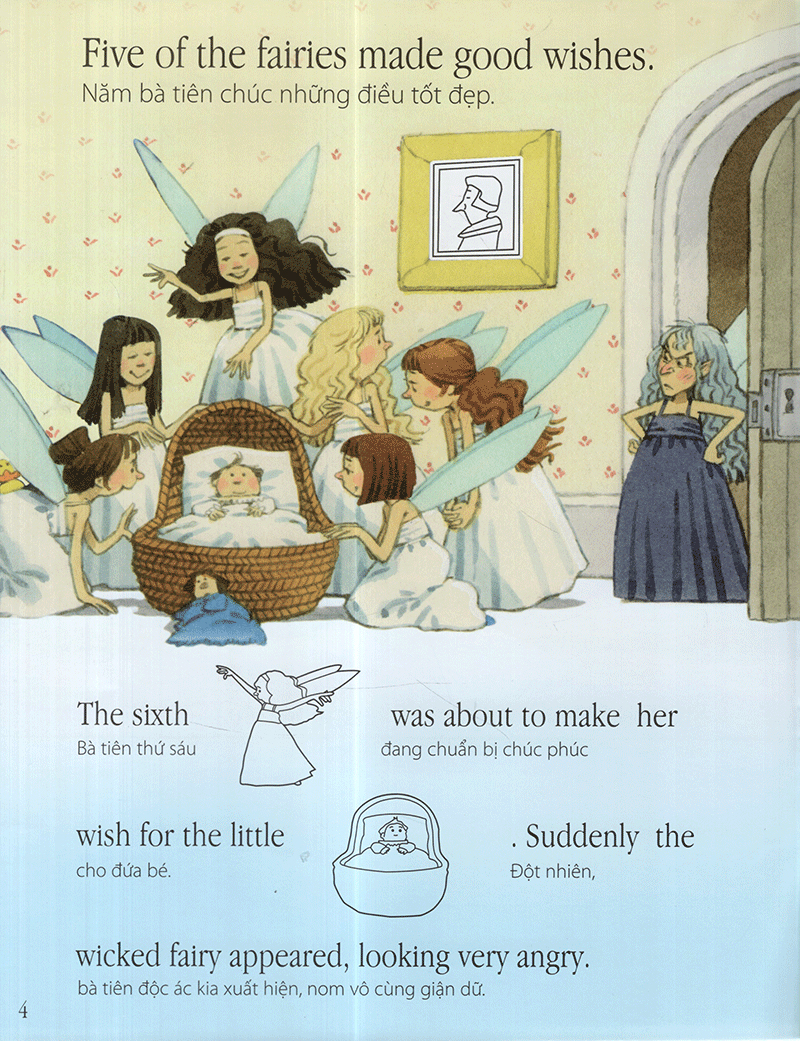 truyện cổ tích nổi tiếng thế giới - người đẹp ngủ trong rừng (tái bản 2020)