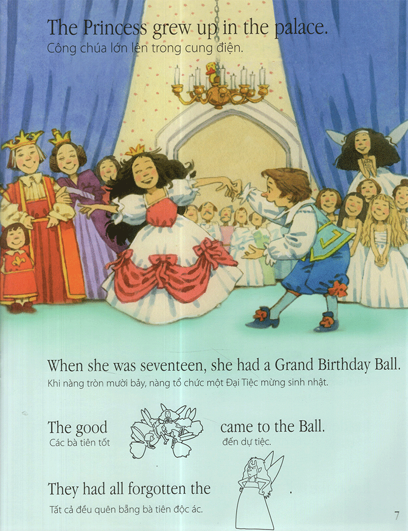 truyện cổ tích nổi tiếng thế giới - người đẹp ngủ trong rừng (tái bản 2020)