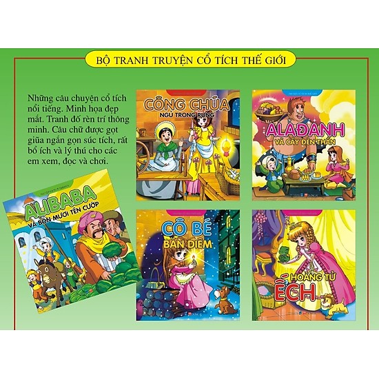 truyện cổ tích thế giới chọn lọc (bộ túi 5 cuốn)