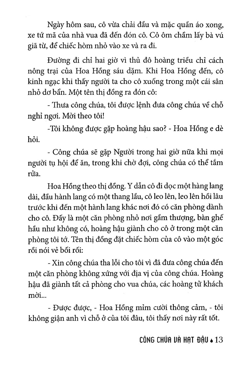 truyện cổ tích thế giới chọn lọc - công chúa và hạt đậu (tái bản 2025)