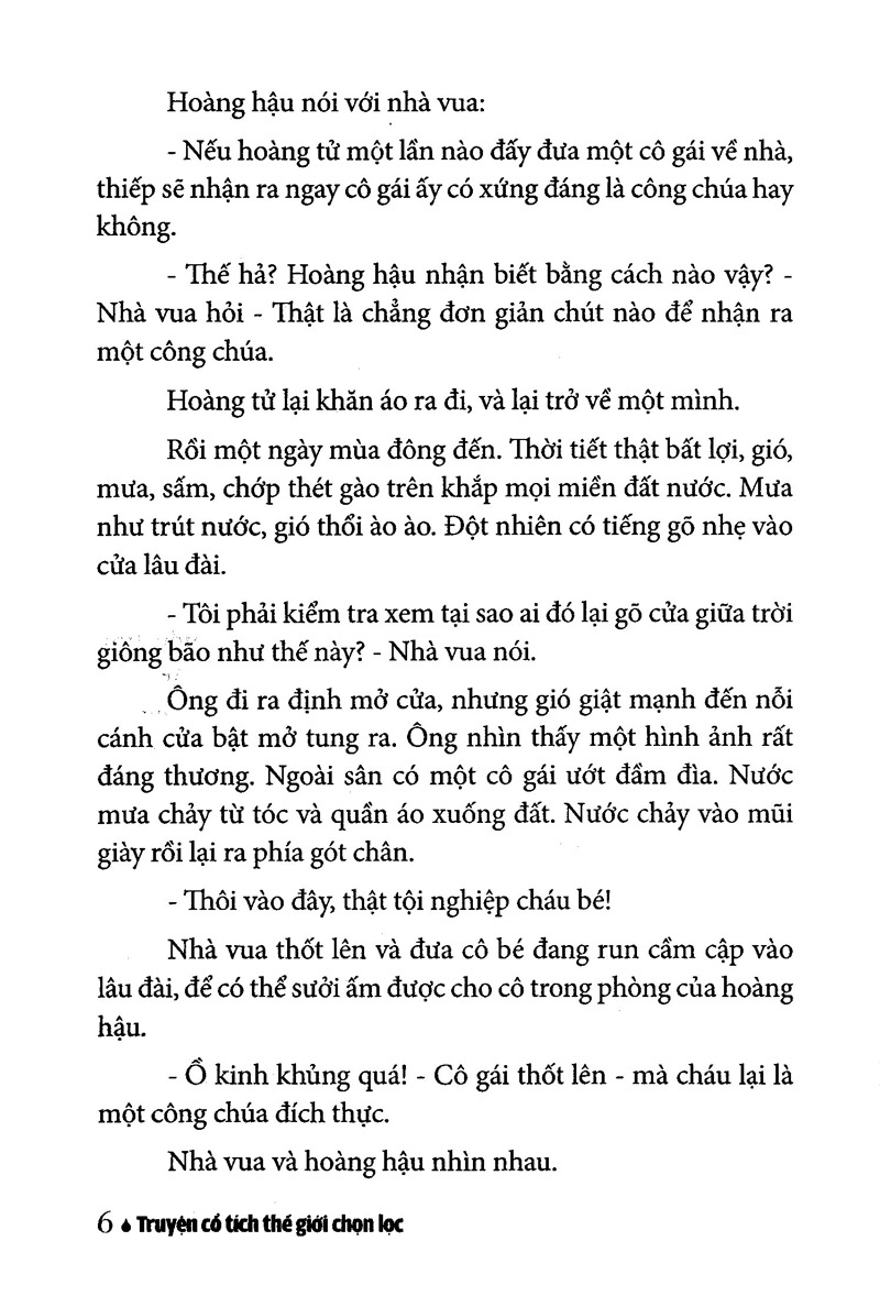 truyện cổ tích thế giới chọn lọc - công chúa và hạt đậu (tái bản 2025)