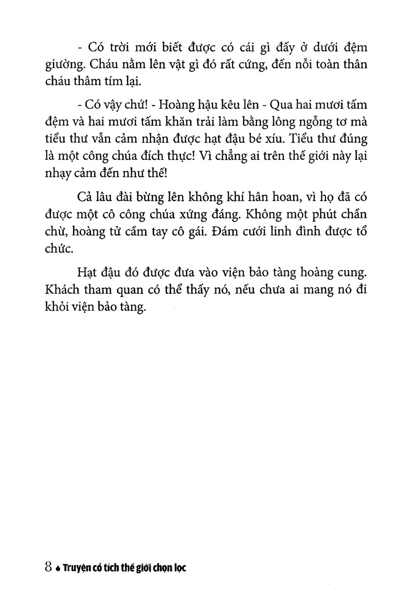 truyện cổ tích thế giới chọn lọc - công chúa và hạt đậu (tái bản 2025)
