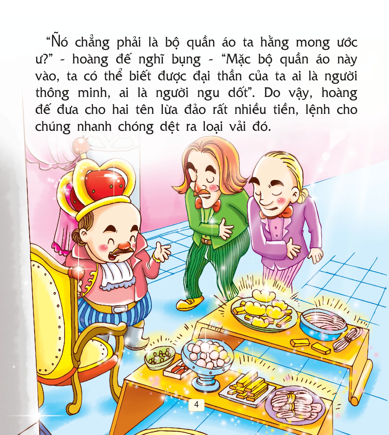 truyện cổ tích thế giới hay nhất - bộ quần áo mới của hoàng đế (tái bản 2018)