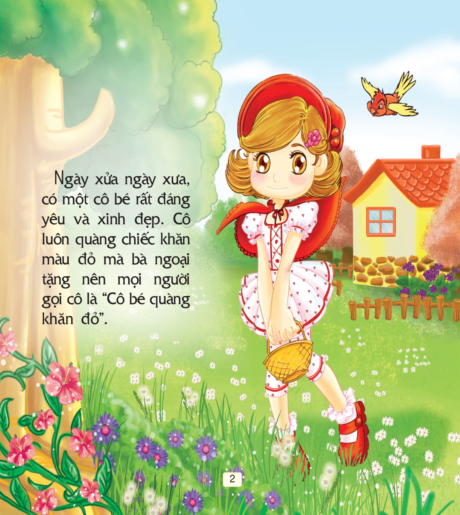 truyện cổ tích thế giới hay nhất - cô bé quàng khăn đỏ (tái bản 2018)