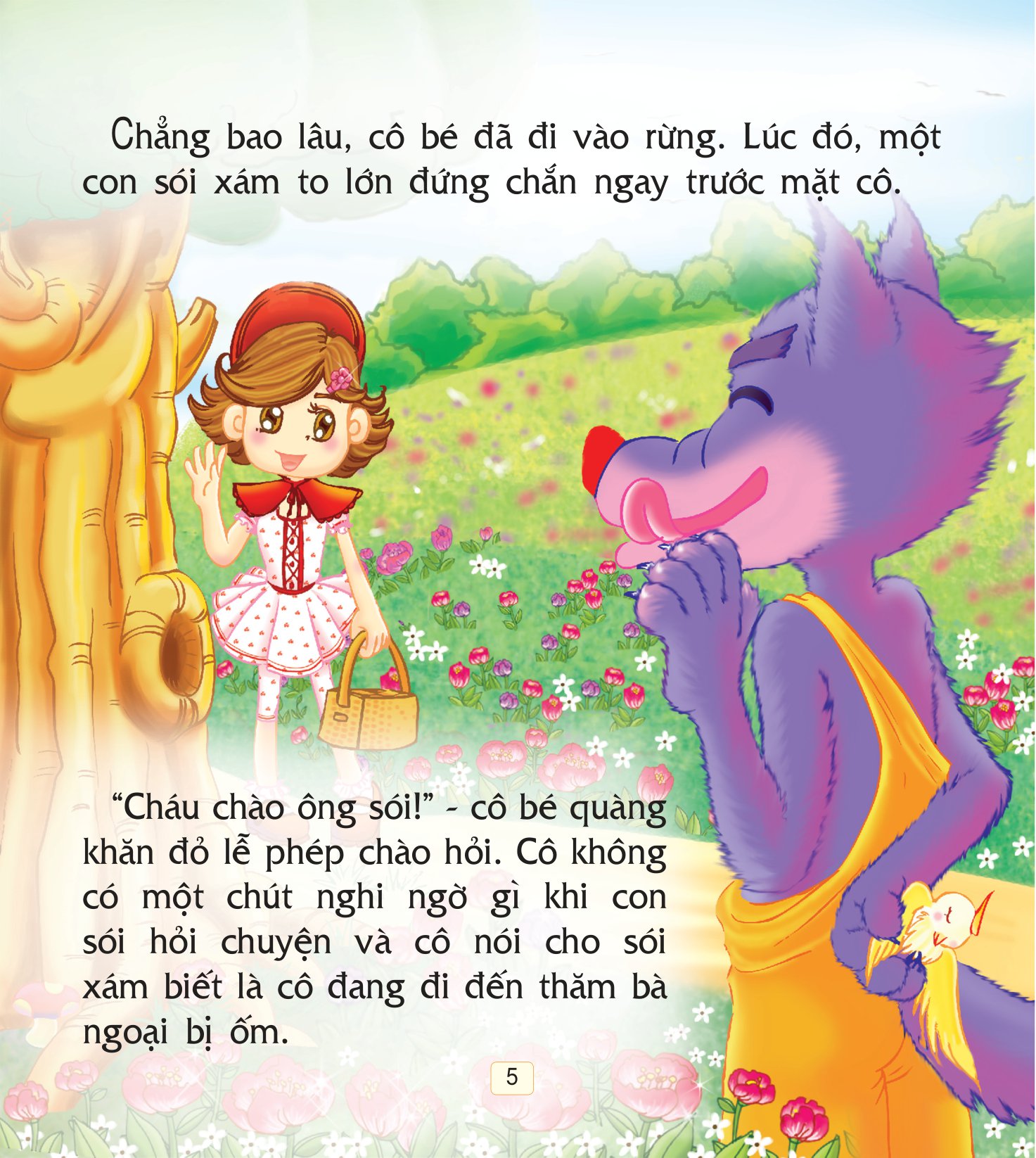 truyện cổ tích thế giới hay nhất - cô bé quàng khăn đỏ (tái bản 2018)