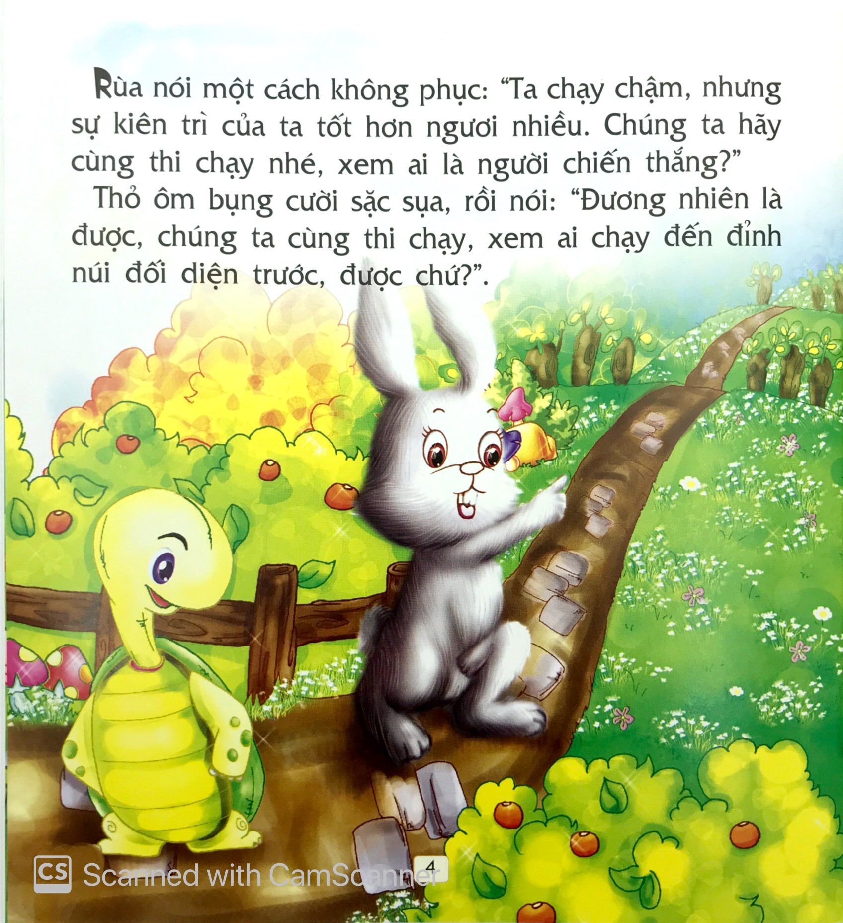 truyện cổ tích thế giới hay nhất - thỏ và rùa chạy thi