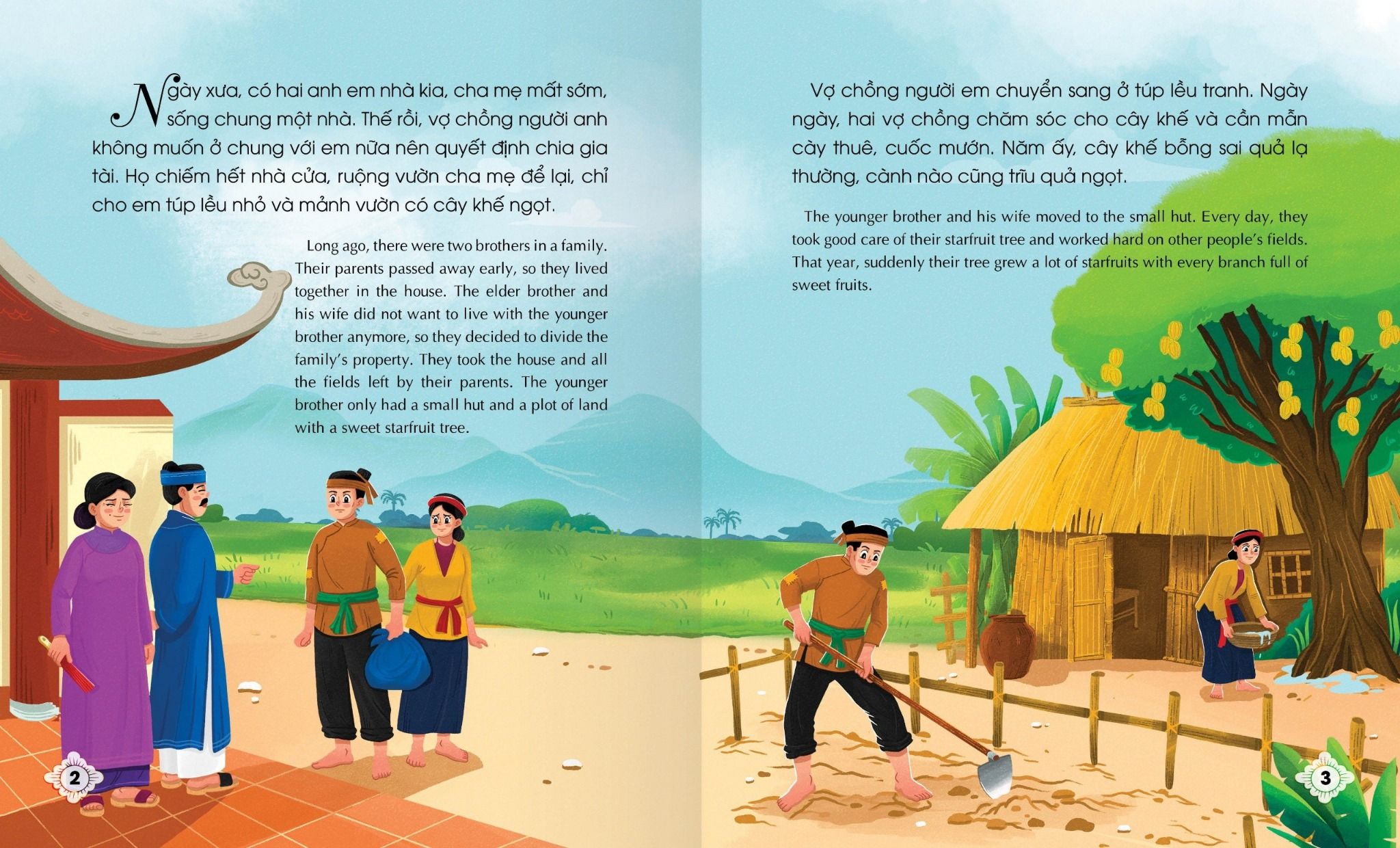 truyện cổ tích việt nam - cây khế - sự tích trầu cau