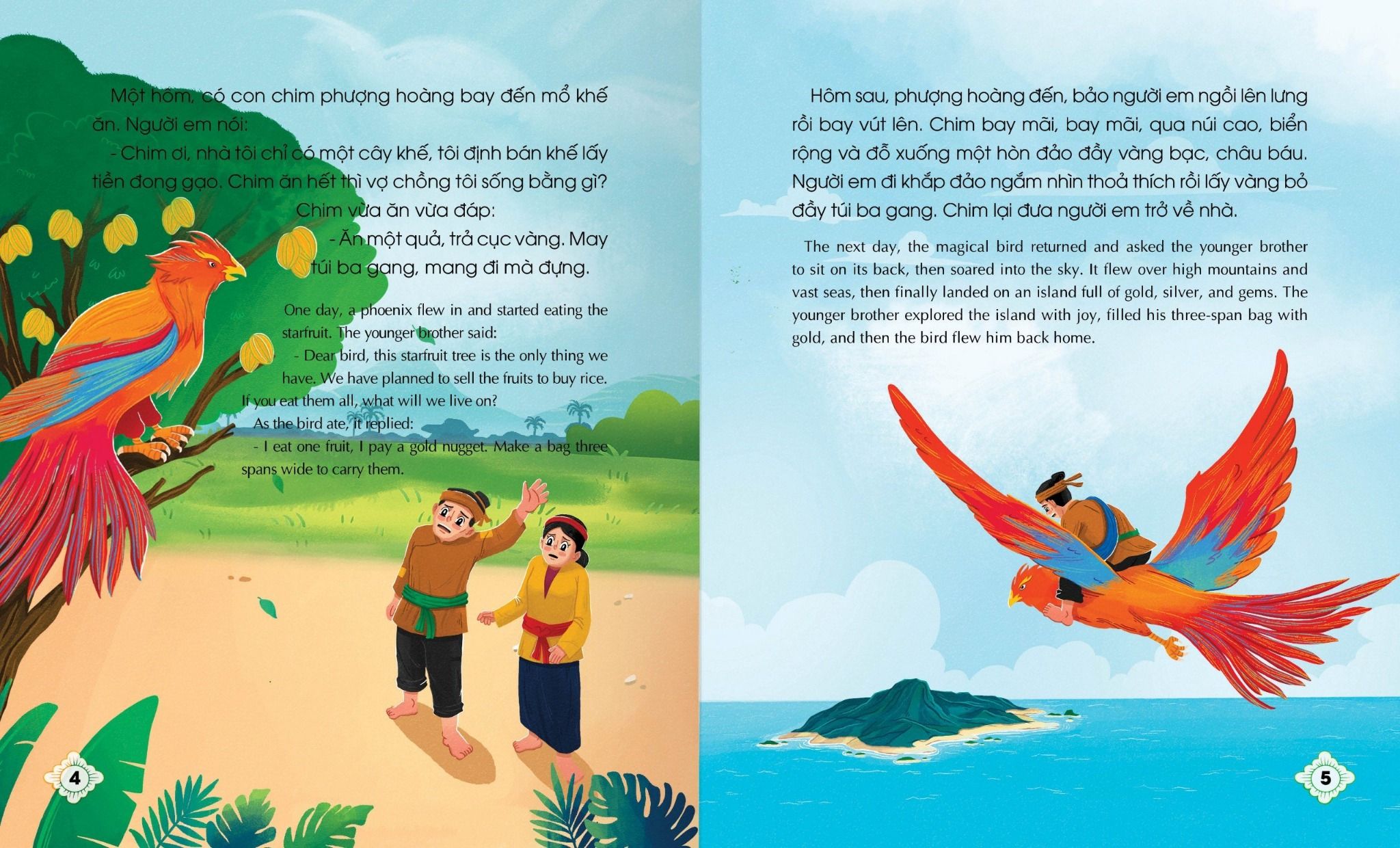 truyện cổ tích việt nam - cây khế - sự tích trầu cau