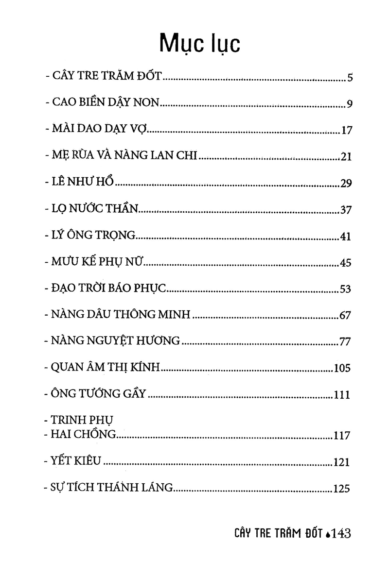 truyện cổ tích việt nam chọn lọc - cây tre trăm đốt (tái bản 2025)