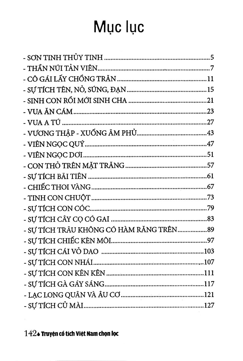 Truyen Co Tich Viet Nam Chon Loc - Son Tinh Thuy Tinh (Tai Ban 2025)