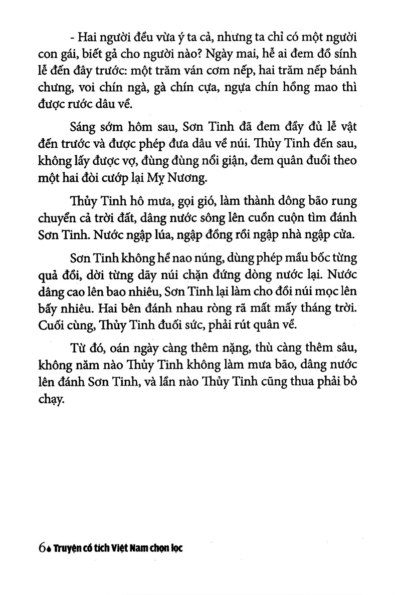 Truyen Co Tich Viet Nam Chon Loc - Son Tinh Thuy Tinh (Tai Ban 2025)