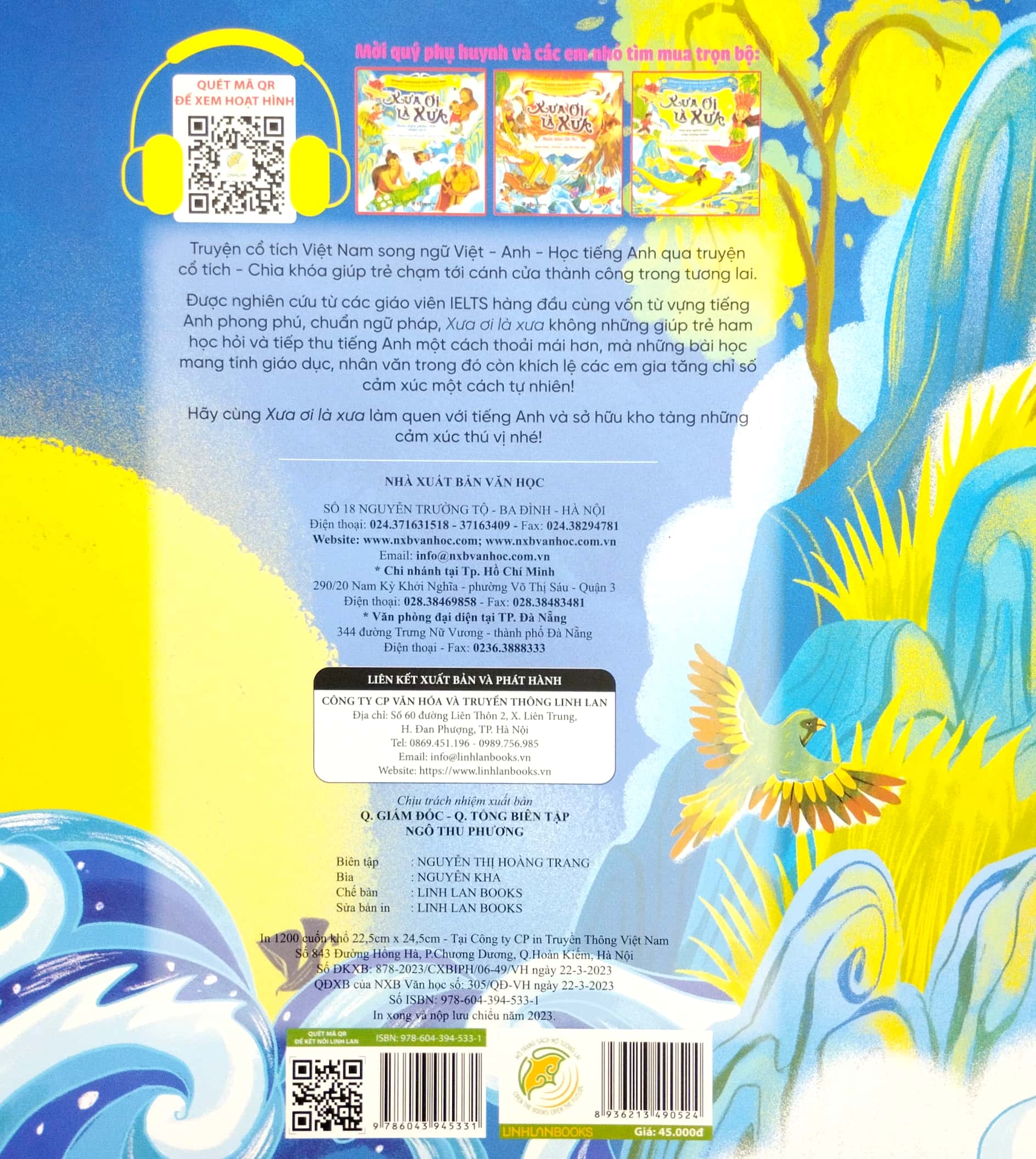 truyện cổ tích việt nam chọn lọc song ngữ việt-anh - xưa ơi là xưa - sọ dừa-bánh chưng bánh giầy-cậu bé tích chu