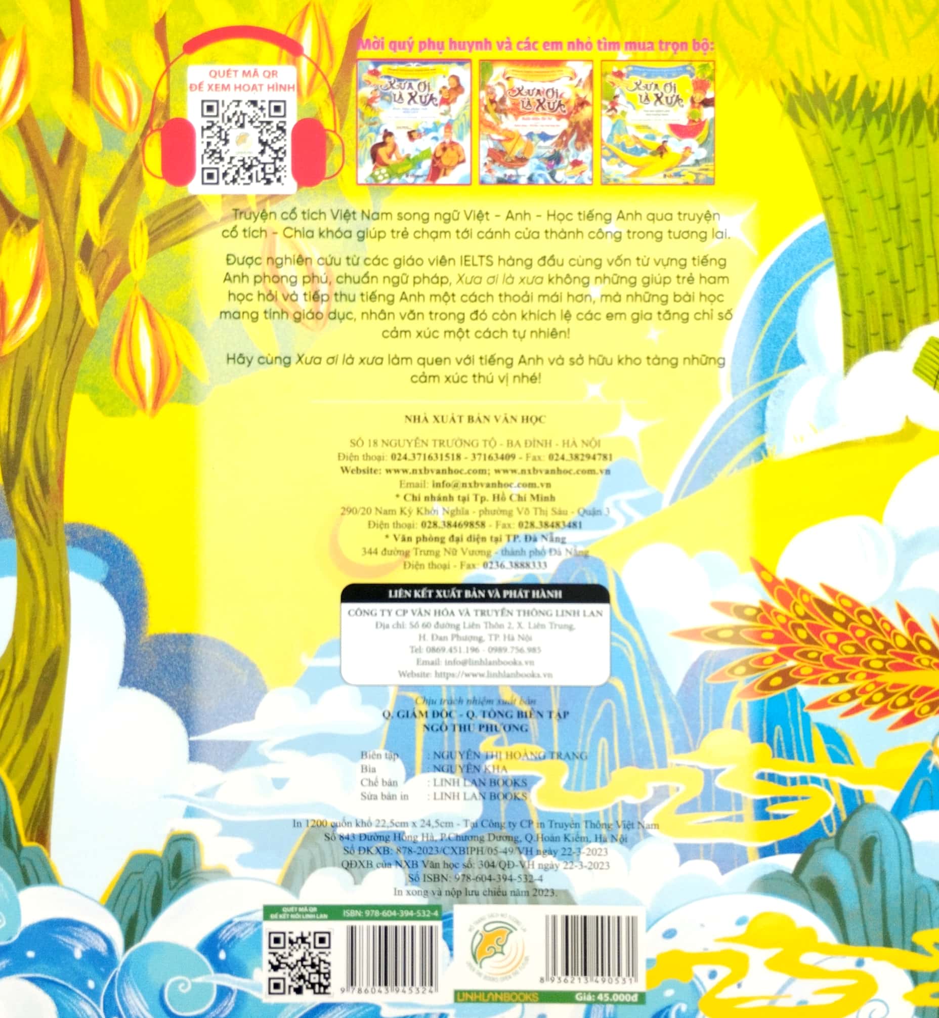 truyện cổ tích việt nam chọn lọc song ngữ việt-anh - xưa ơi là xưa - sự tích cây khế-cây tre trăm đốt-sự tích dưa hấu