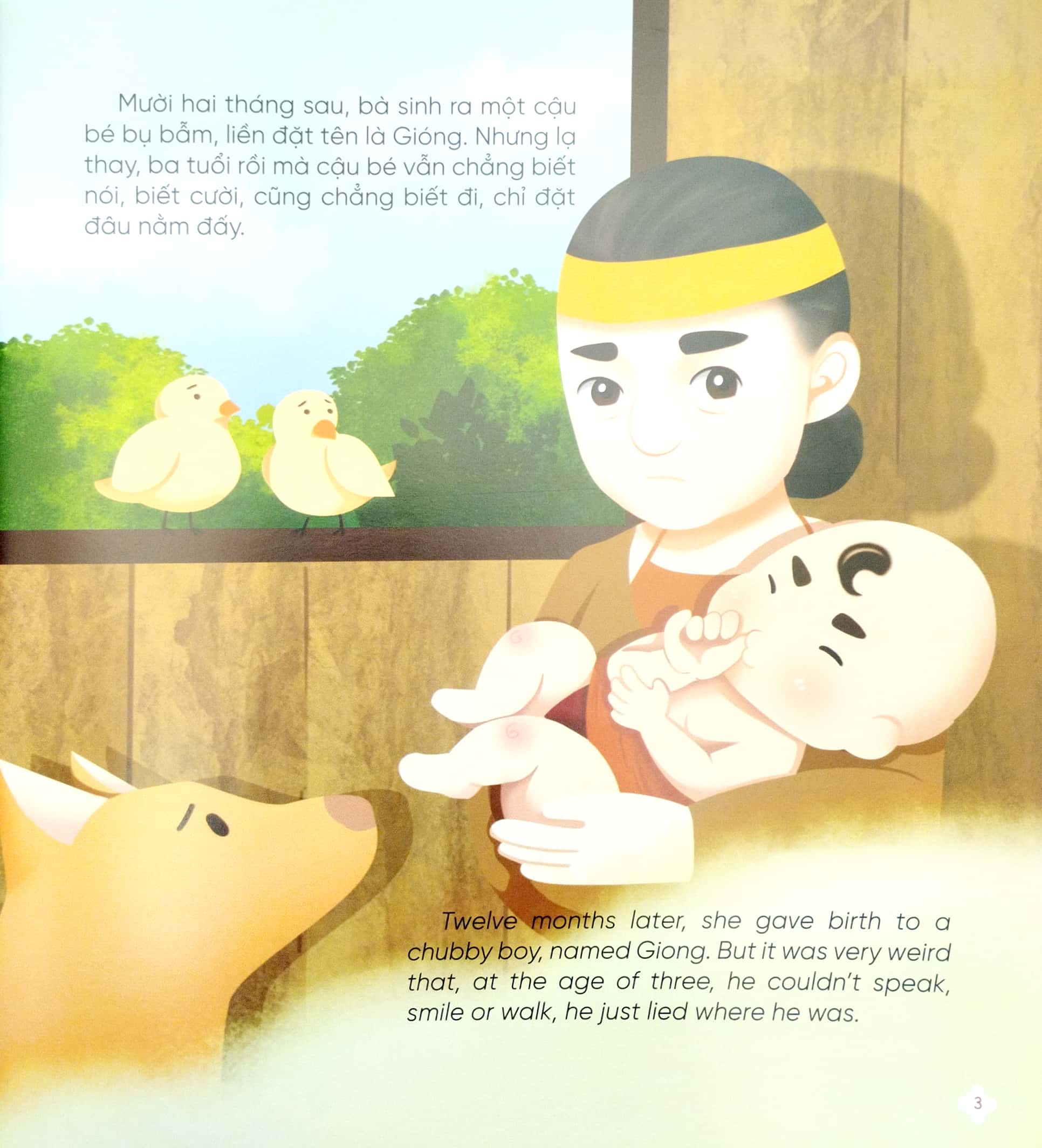 truyện cổ tích việt nam chọn lọc song ngữ việt-anh - xưa ơi là xưa - thánh gióng-yết kiêu-sơn tinh thủy tinh