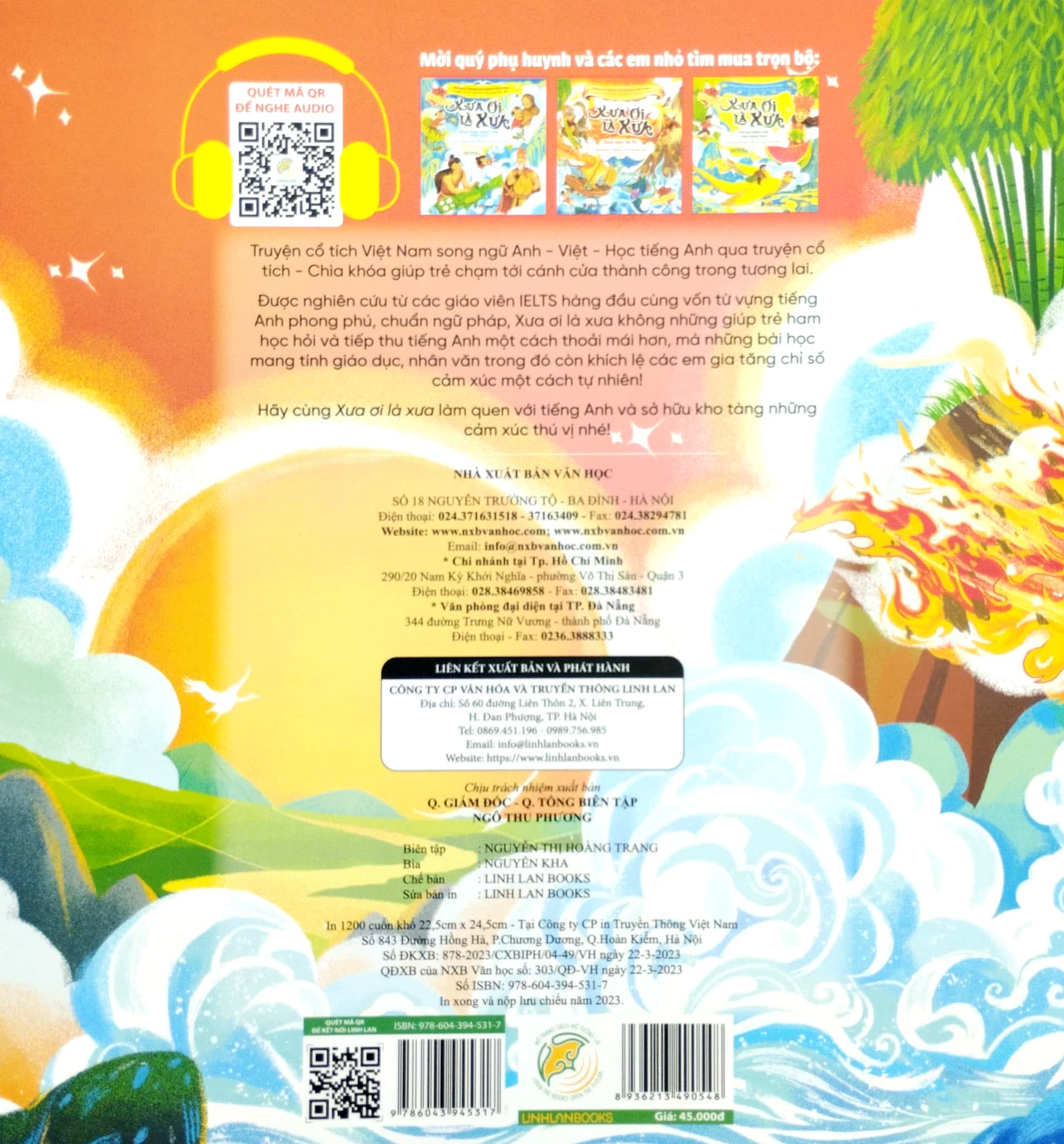 truyện cổ tích việt nam chọn lọc song ngữ việt-anh - xưa ơi là xưa - thánh gióng-yết kiêu-sơn tinh thủy tinh