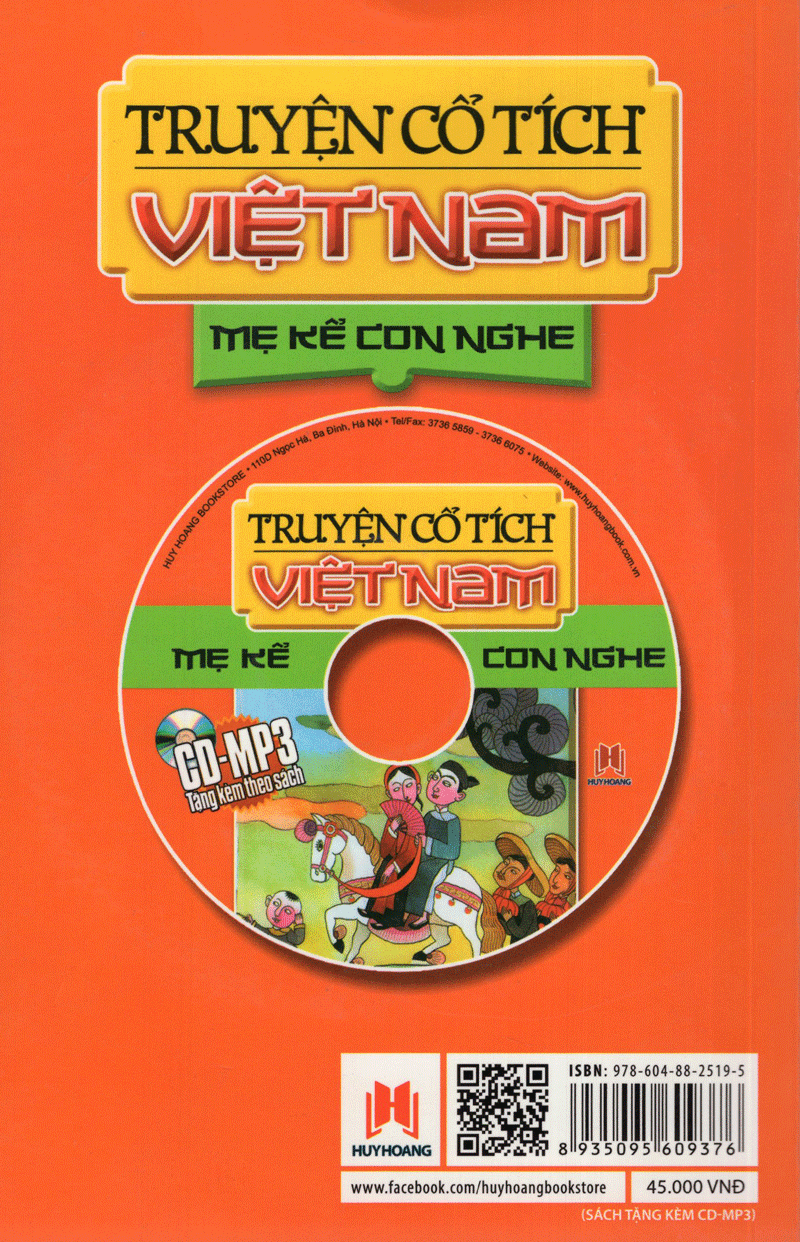 truyện cổ tích việt nam : mẹ kể con nghe - kèm cd (tái bản)