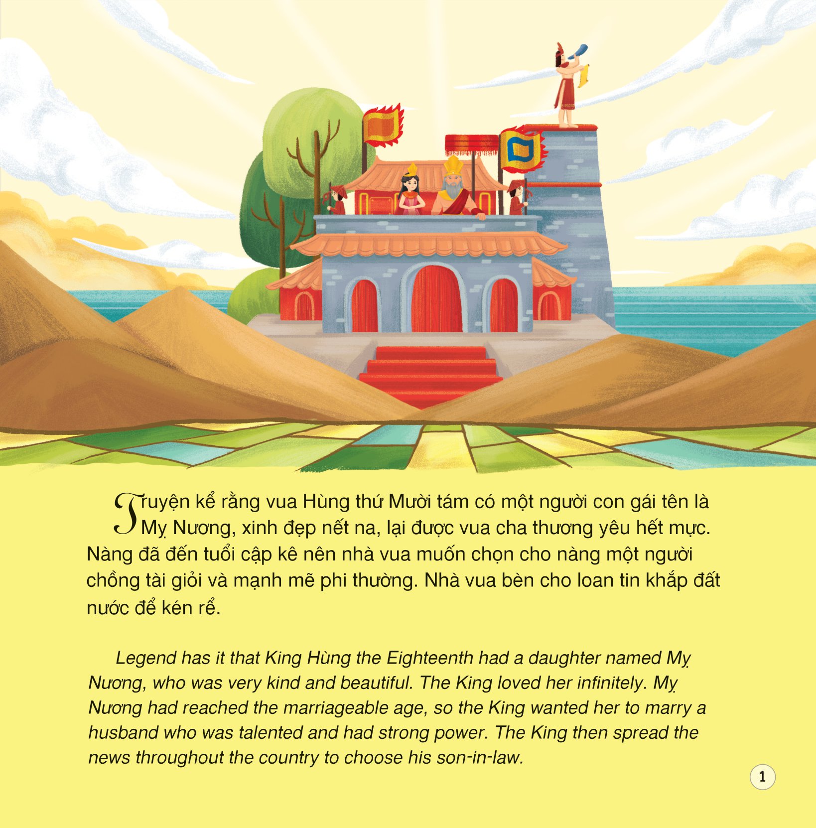 truyện cổ tích việt nam - sơn tinh thủy tinh (song ngữ việt - anh)