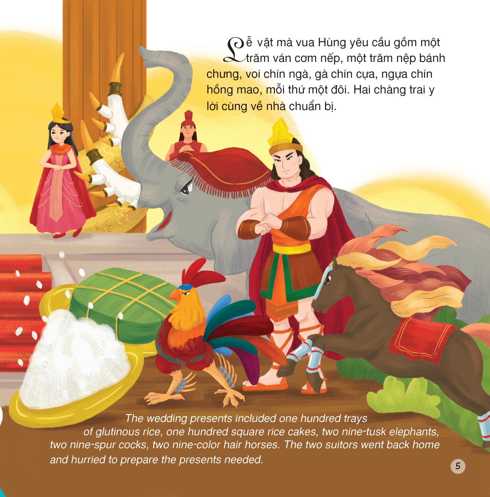 truyện cổ tích việt nam - sơn tinh thủy tinh (song ngữ việt - anh)