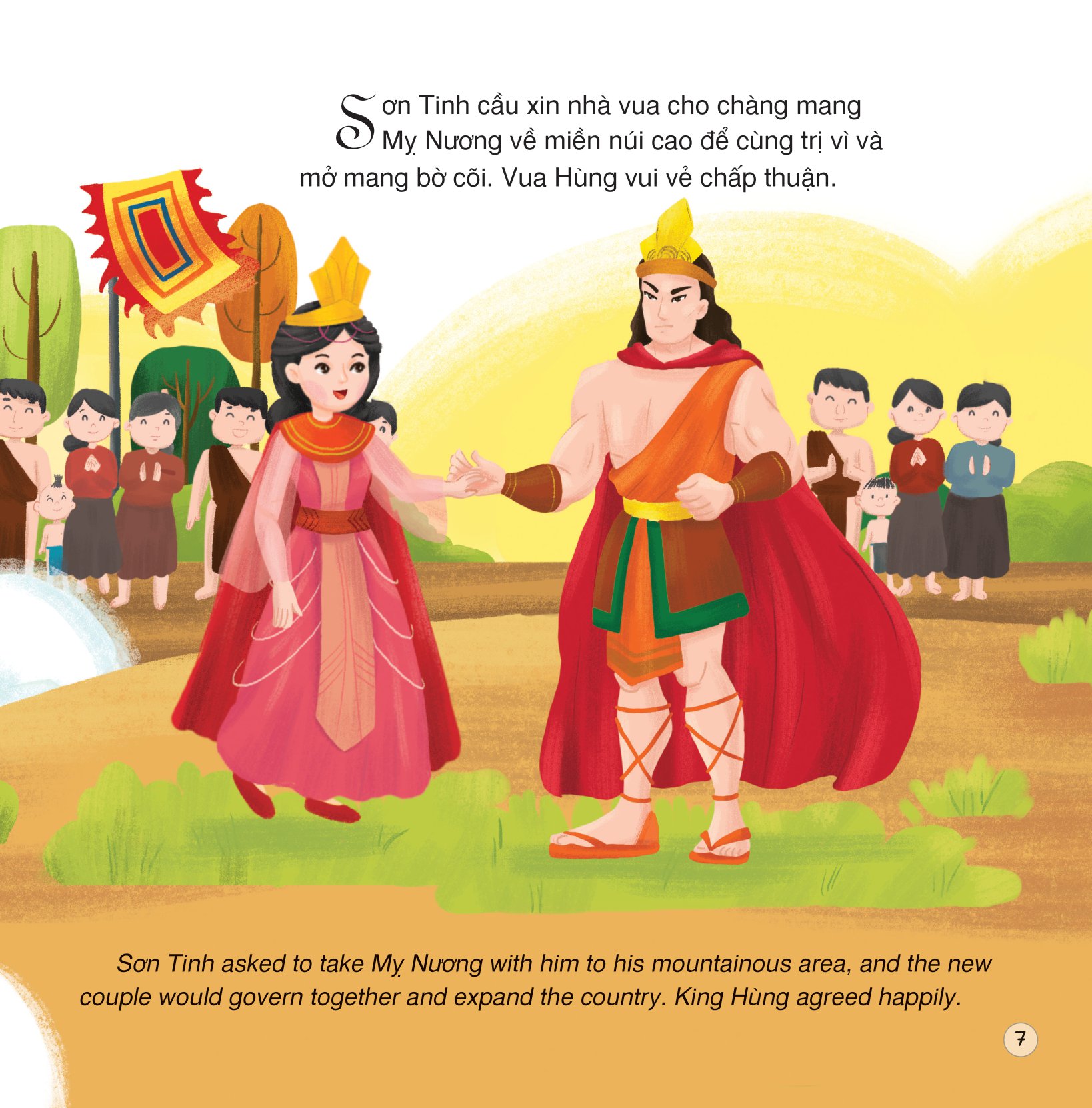 truyện cổ tích việt nam - sơn tinh thủy tinh (song ngữ việt - anh)