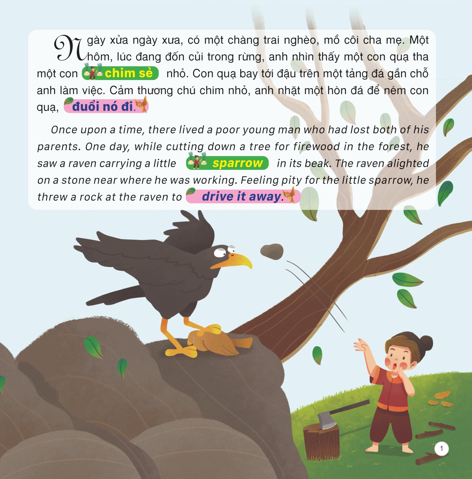 truyện cổ tích việt nam (song ngữ việt-anh) - ai mua hành tôi