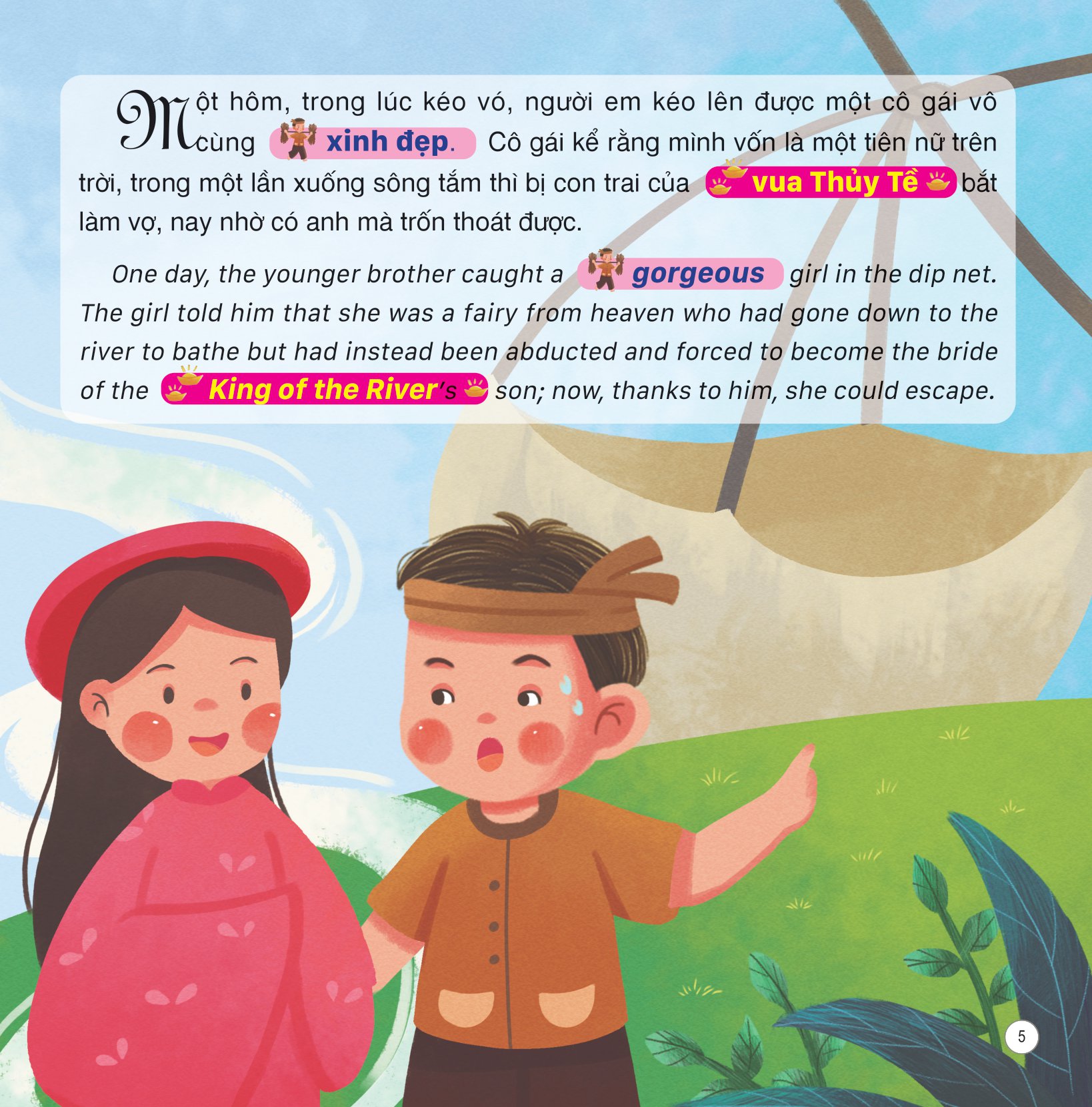 truyện cổ tích việt nam (song ngữ việt-anh) - bảy điều ước