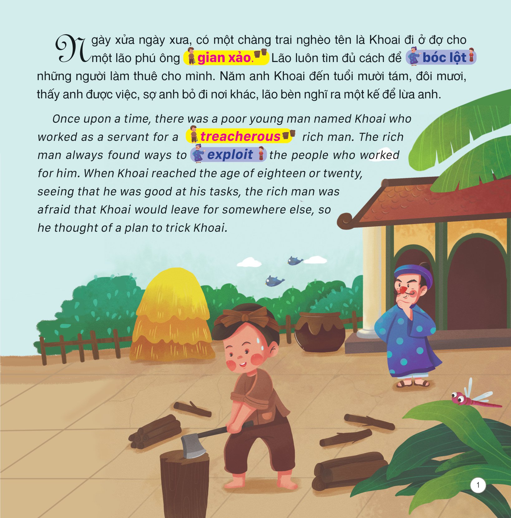 truyện cổ tích việt nam (song ngữ việt-anh) - cây tre trăm đốt