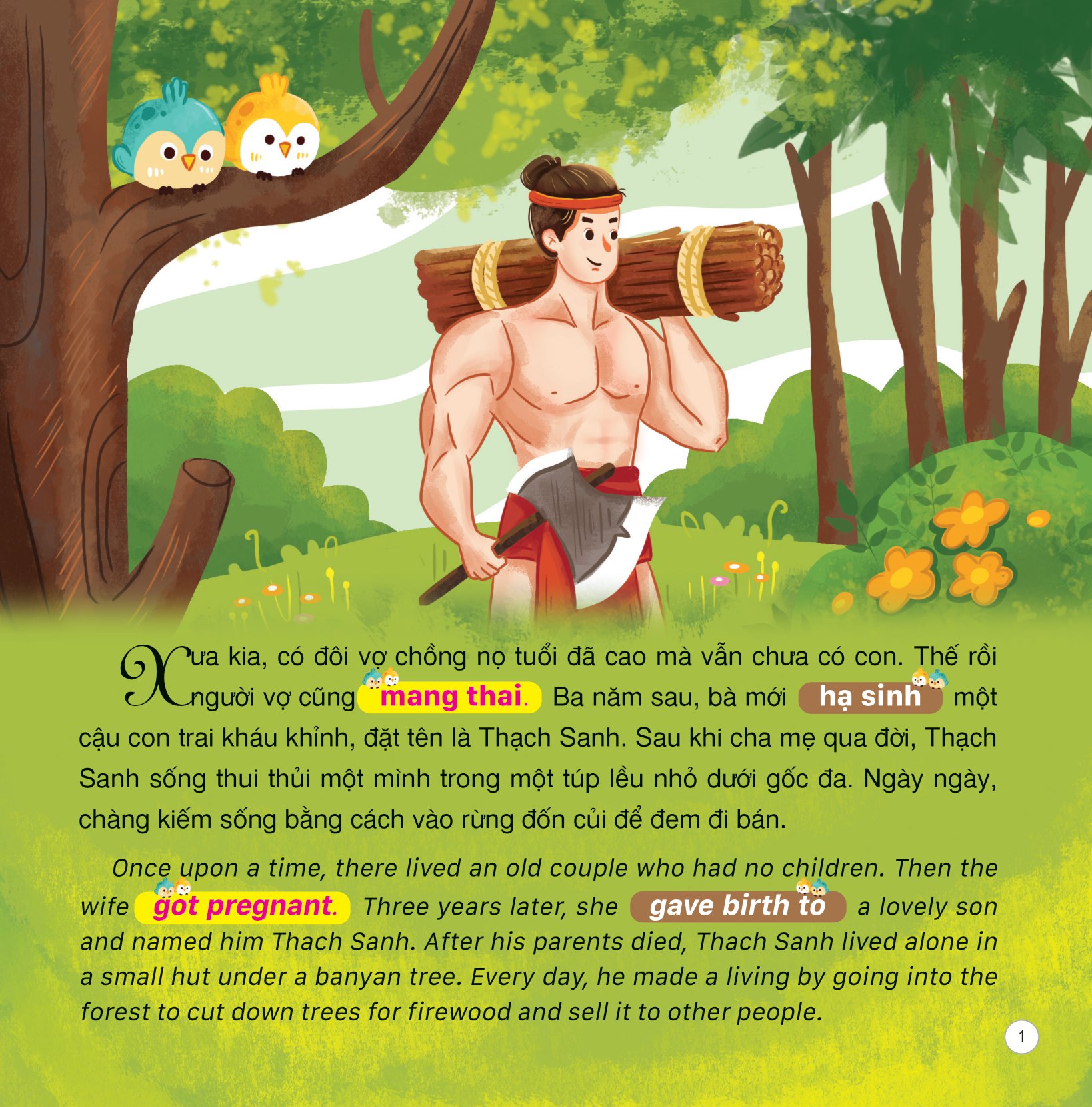 truyện cổ tích việt nam (song ngữ việt-anh) - thạch sanh