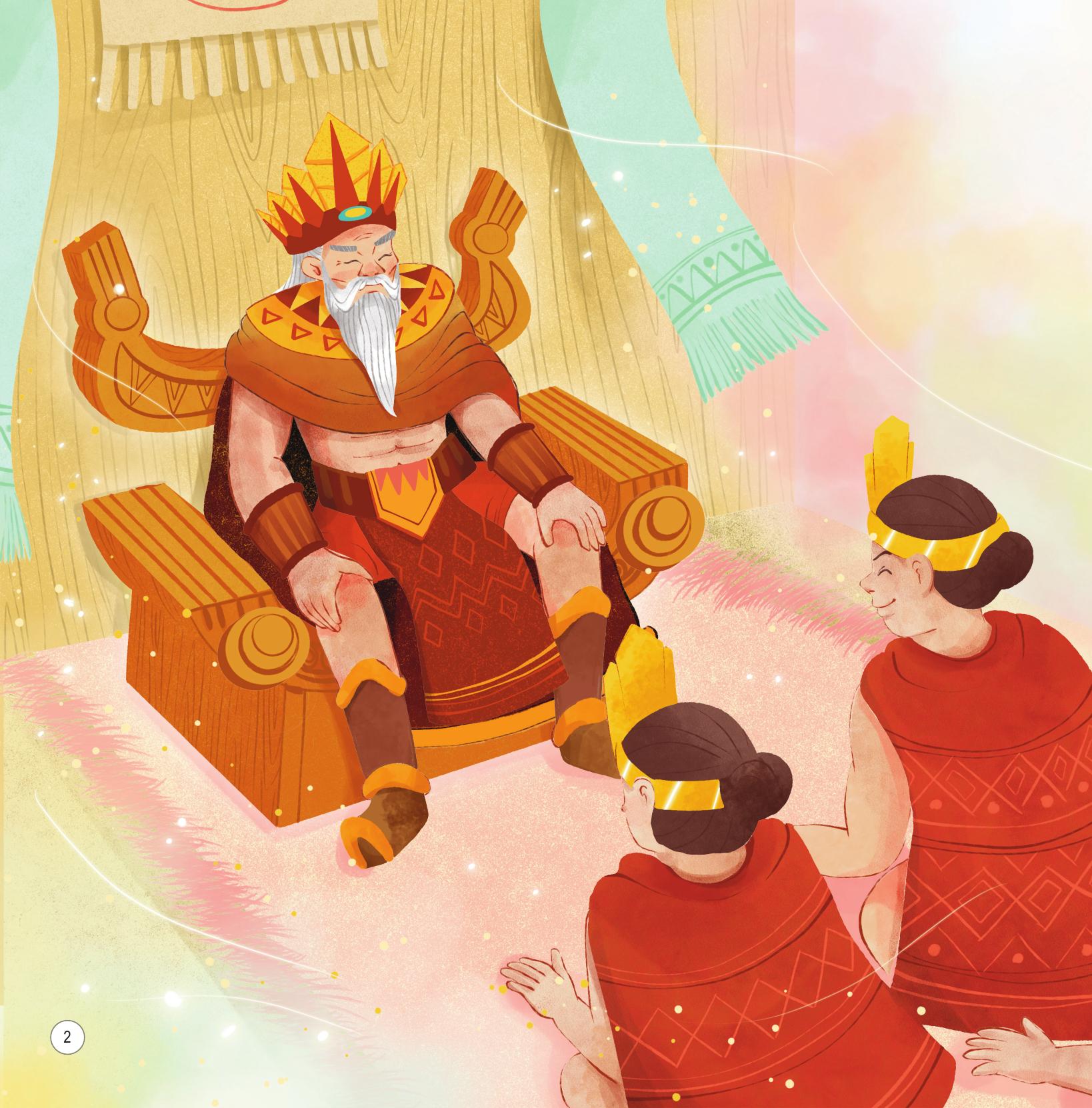 truyện cổ tích việt nam - sự tích bánh chưng, bánh giầy - song ngữ việt-anh