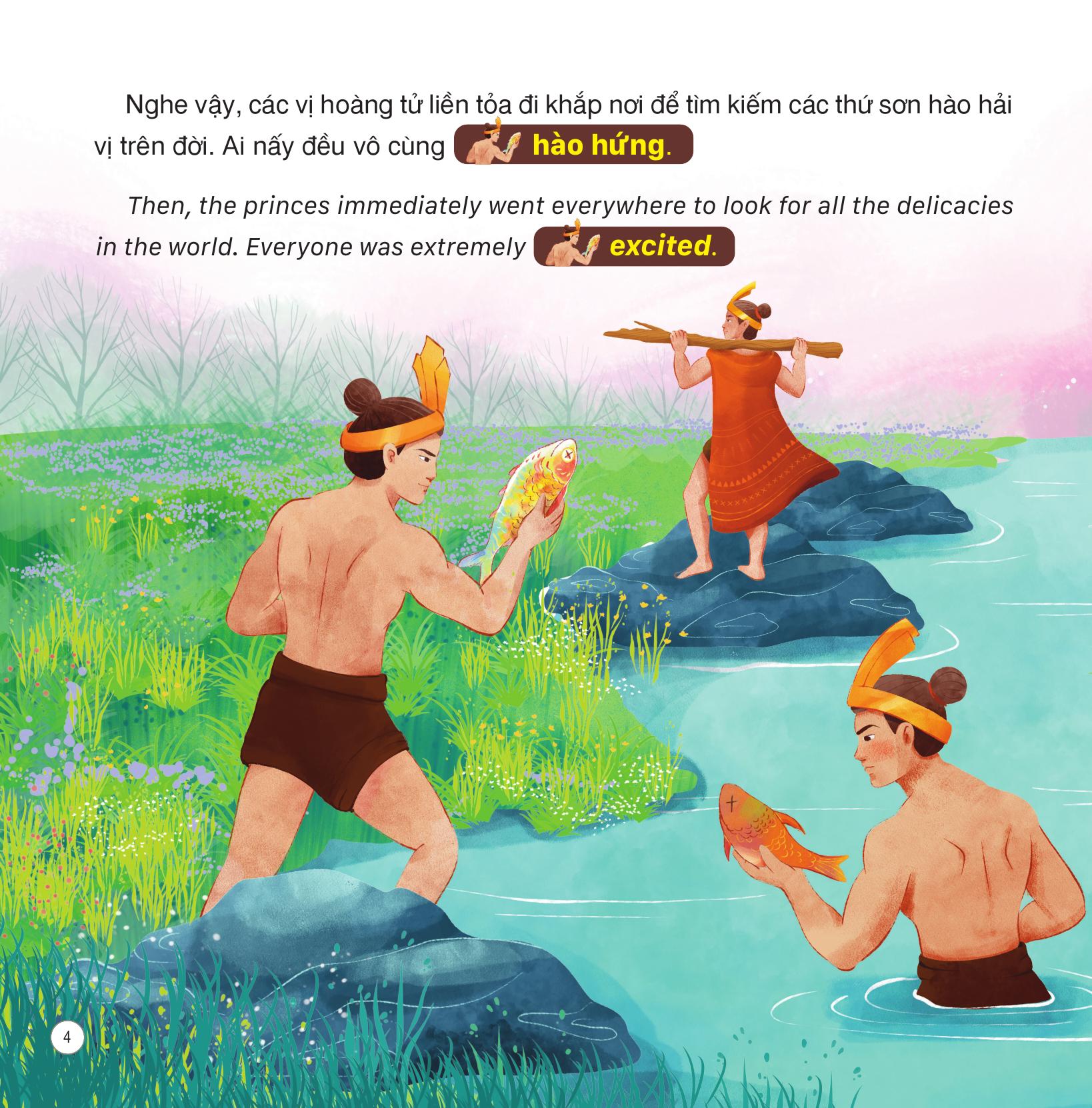 truyện cổ tích việt nam - sự tích bánh chưng, bánh giầy - song ngữ việt-anh