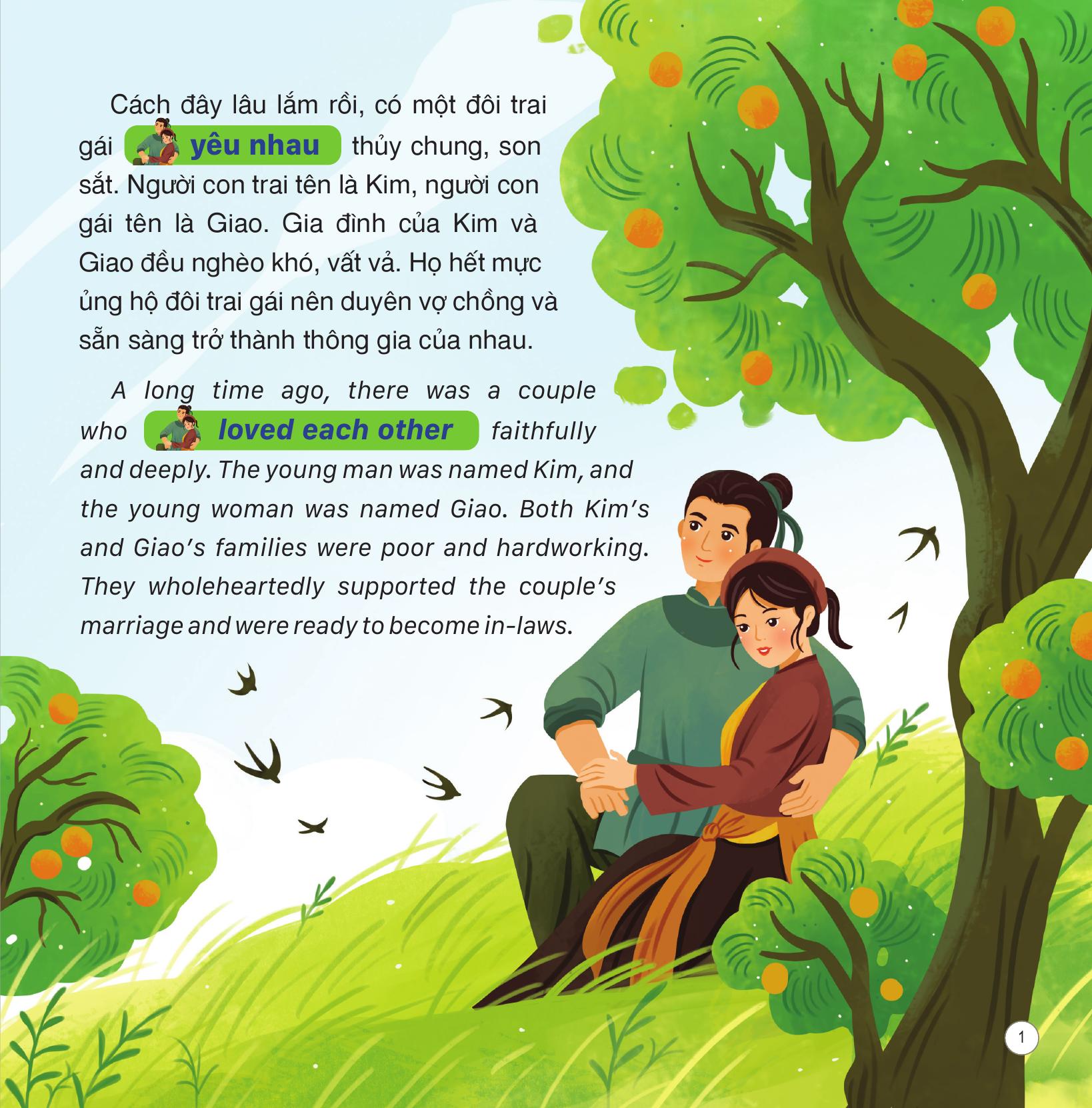 Truyện Cổ Tích Việt Nam - Sự Tích Cây Kim Giao - Song Ngữ Việt-Anh - Ảnh 3