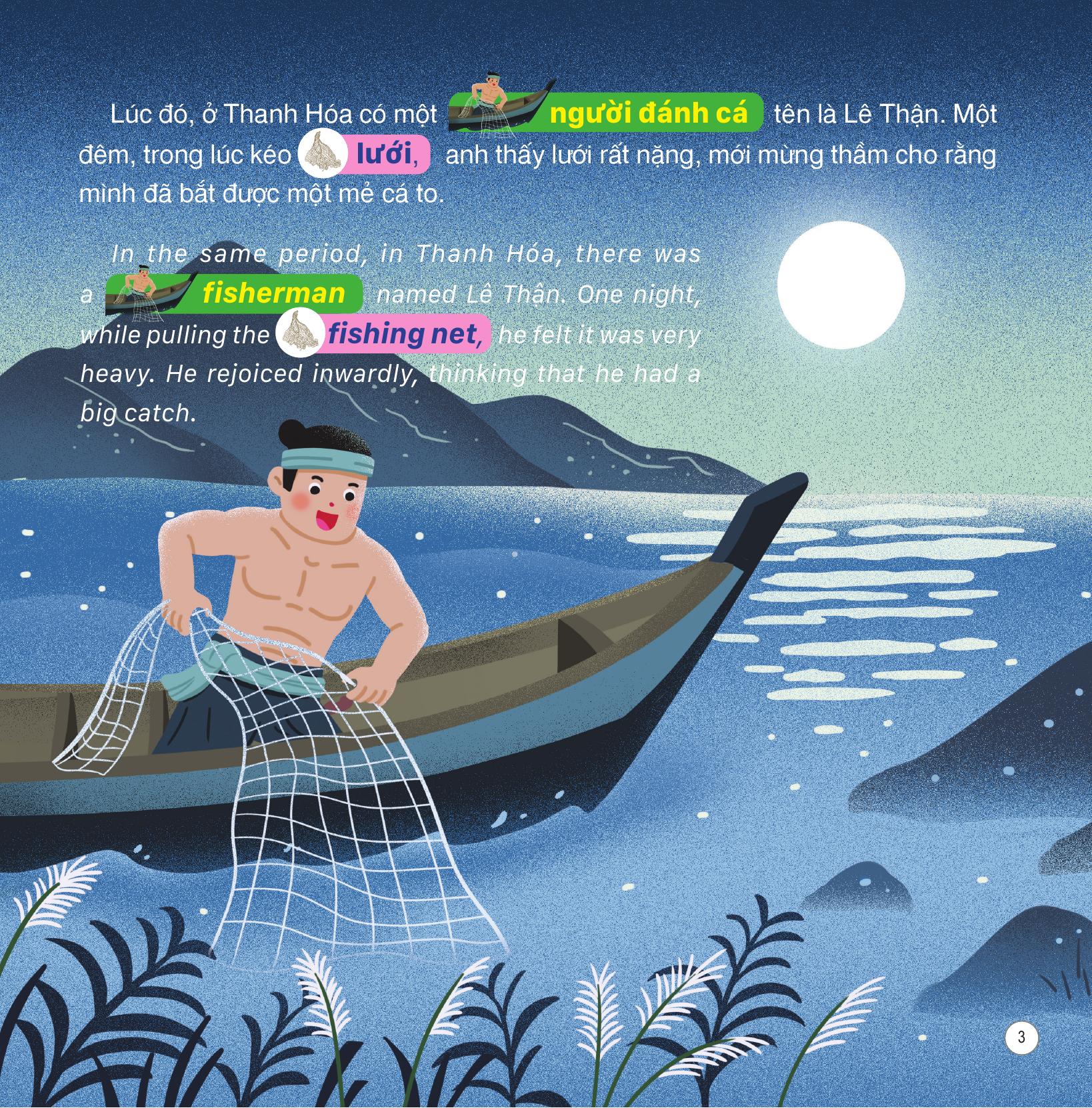 truyện cổ tích việt nam - sự tích hồ gươm - song ngữ việt-anh