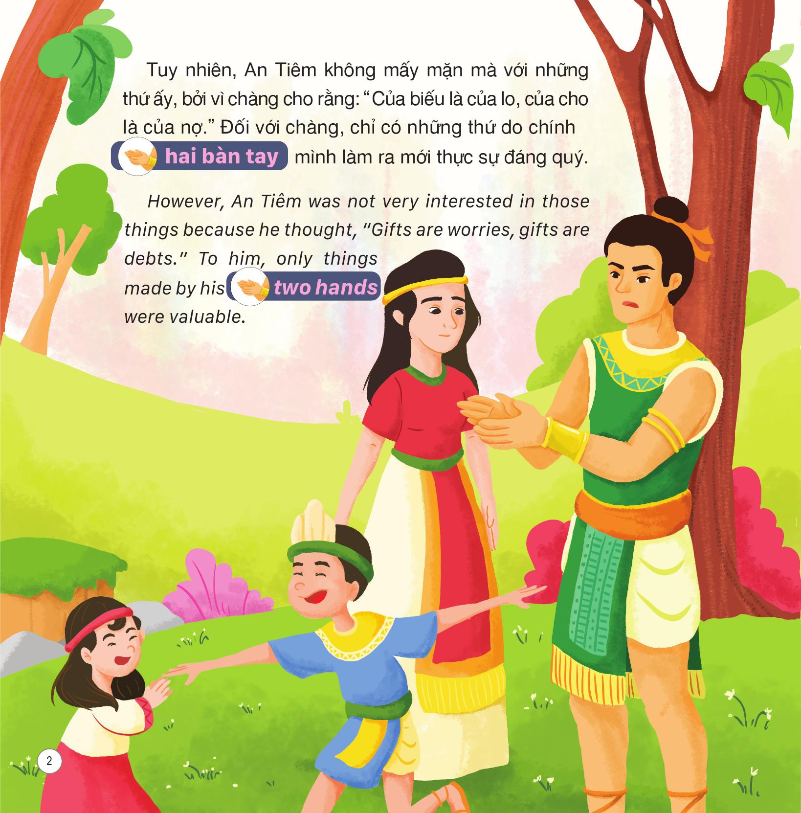 truyện cổ tích việt nam - sự tích quả dưa hấu - song ngữ việt-anh