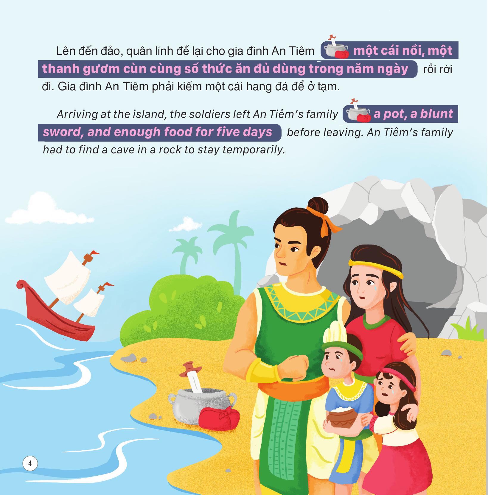 truyện cổ tích việt nam - sự tích quả dưa hấu - song ngữ việt-anh