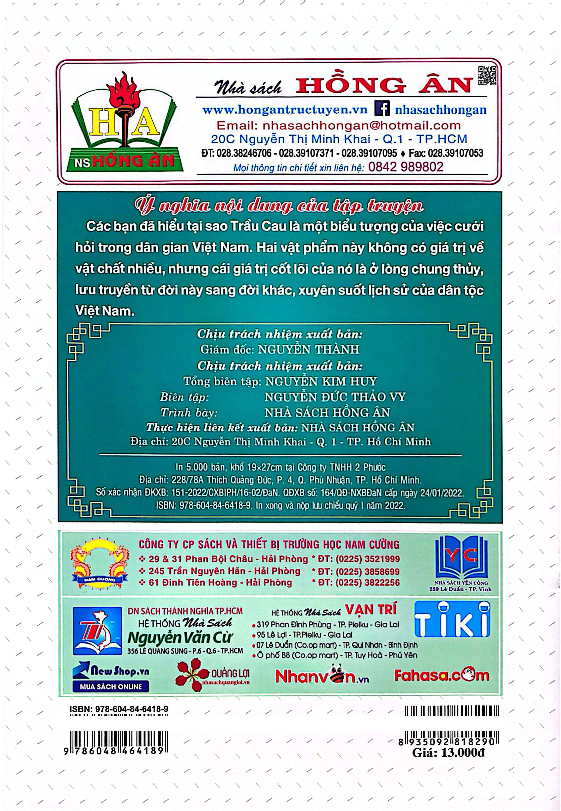 Truyện Cổ Tích Việt Nam - Sự Tích Trầu Cau