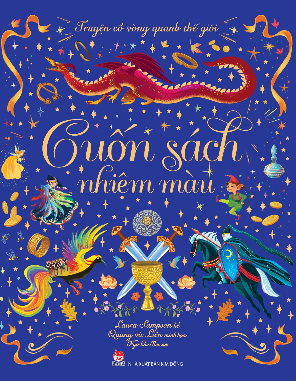 truyện cổ vòng quanh thế giới - cuốn sách nhiệm màu - bìa cứng