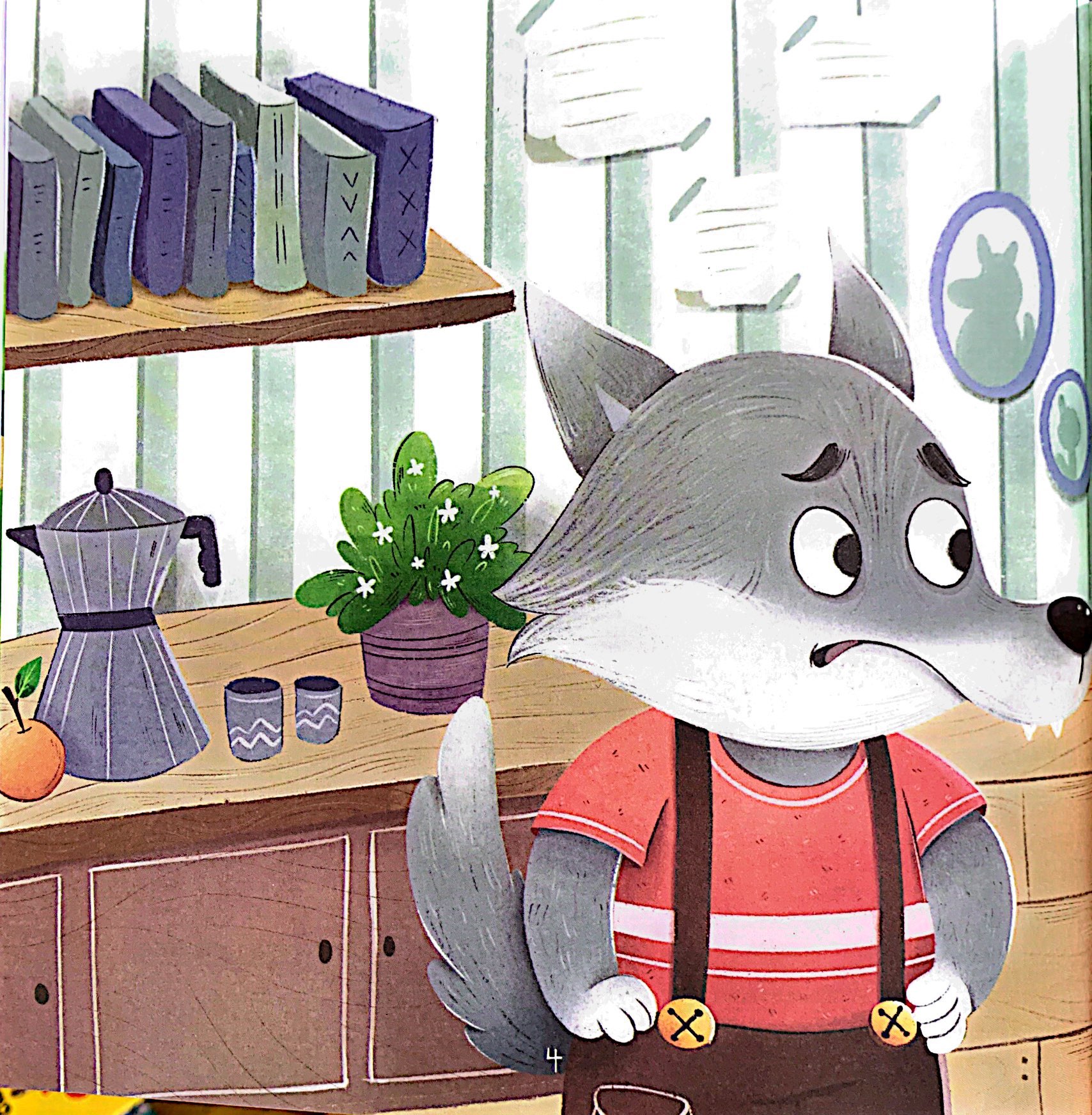 truyện đọc trước giờ ngủ - chiếc bàn mới của sói