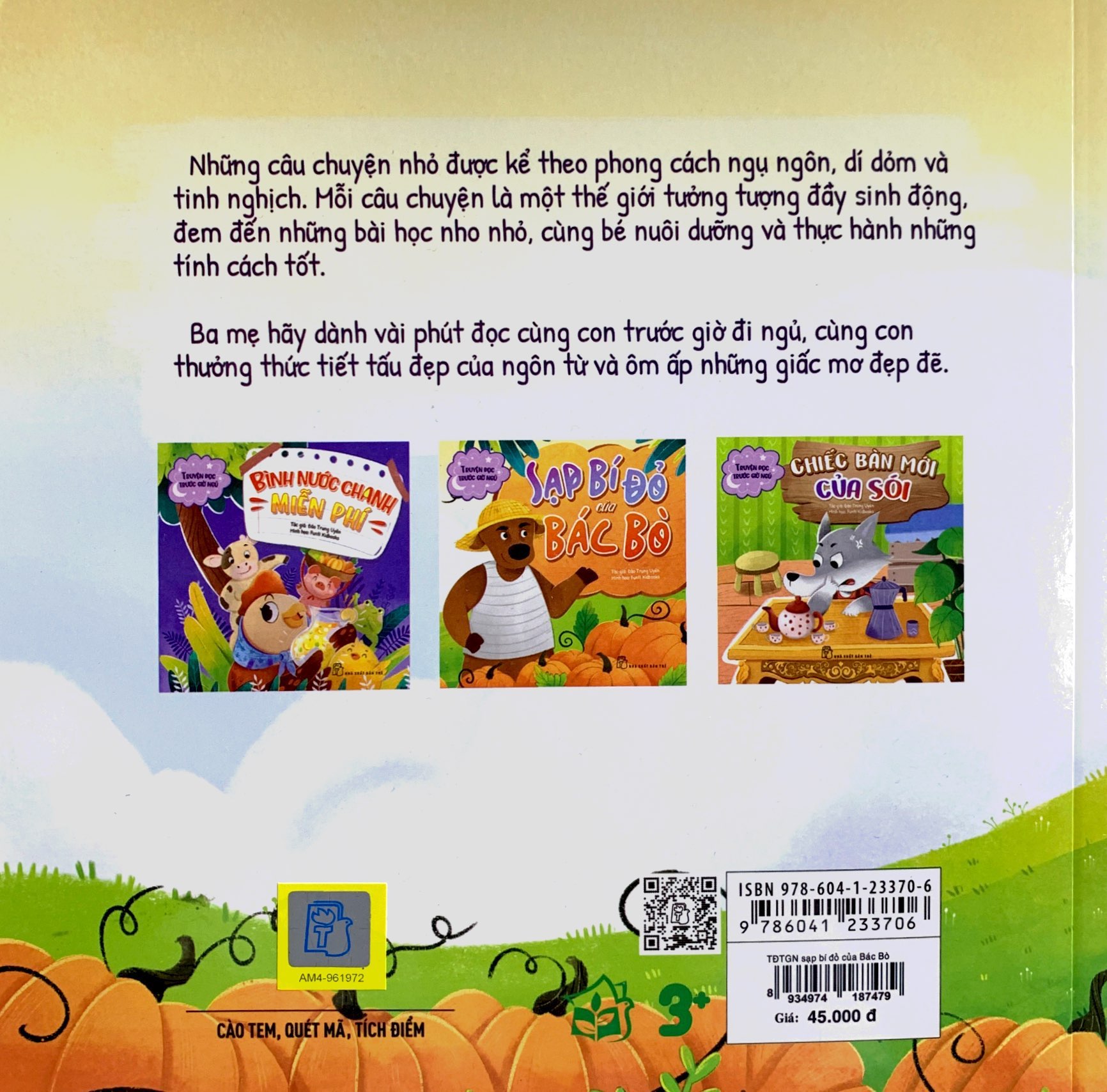 truyện đọc trước giờ ngủ - sạp bí đỏ của bác bò