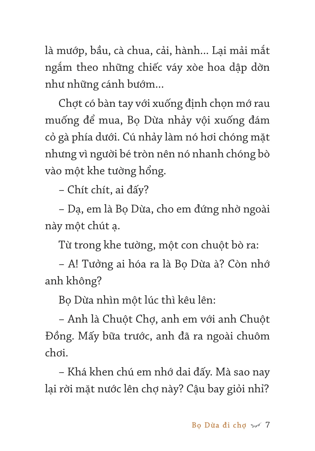 truyện đồng thoại - giúp em giỏi văn - trên mái nhà có cô xin tương