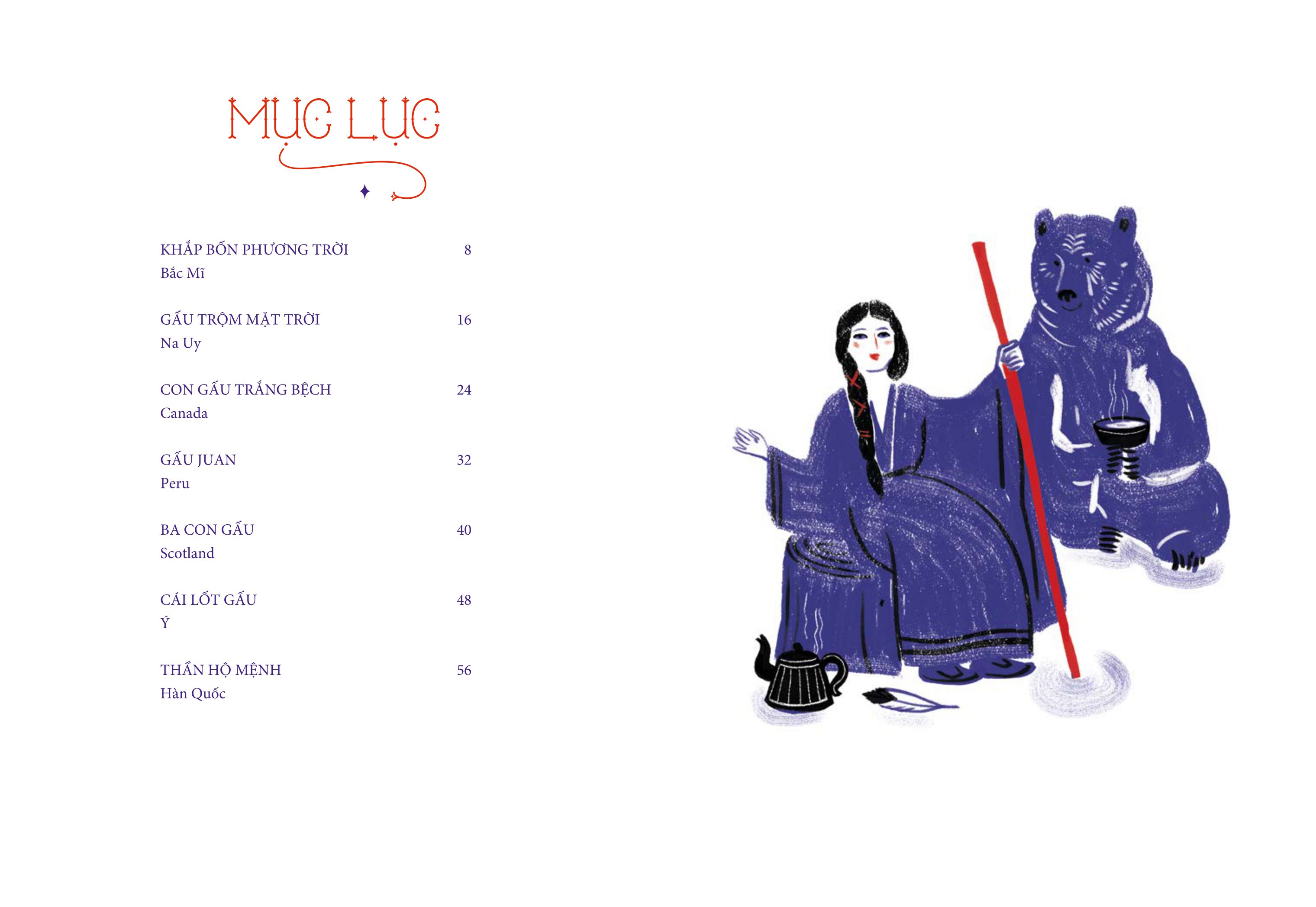 truyện gấu bốn phương - những truyện cổ kì thú về loài gấu