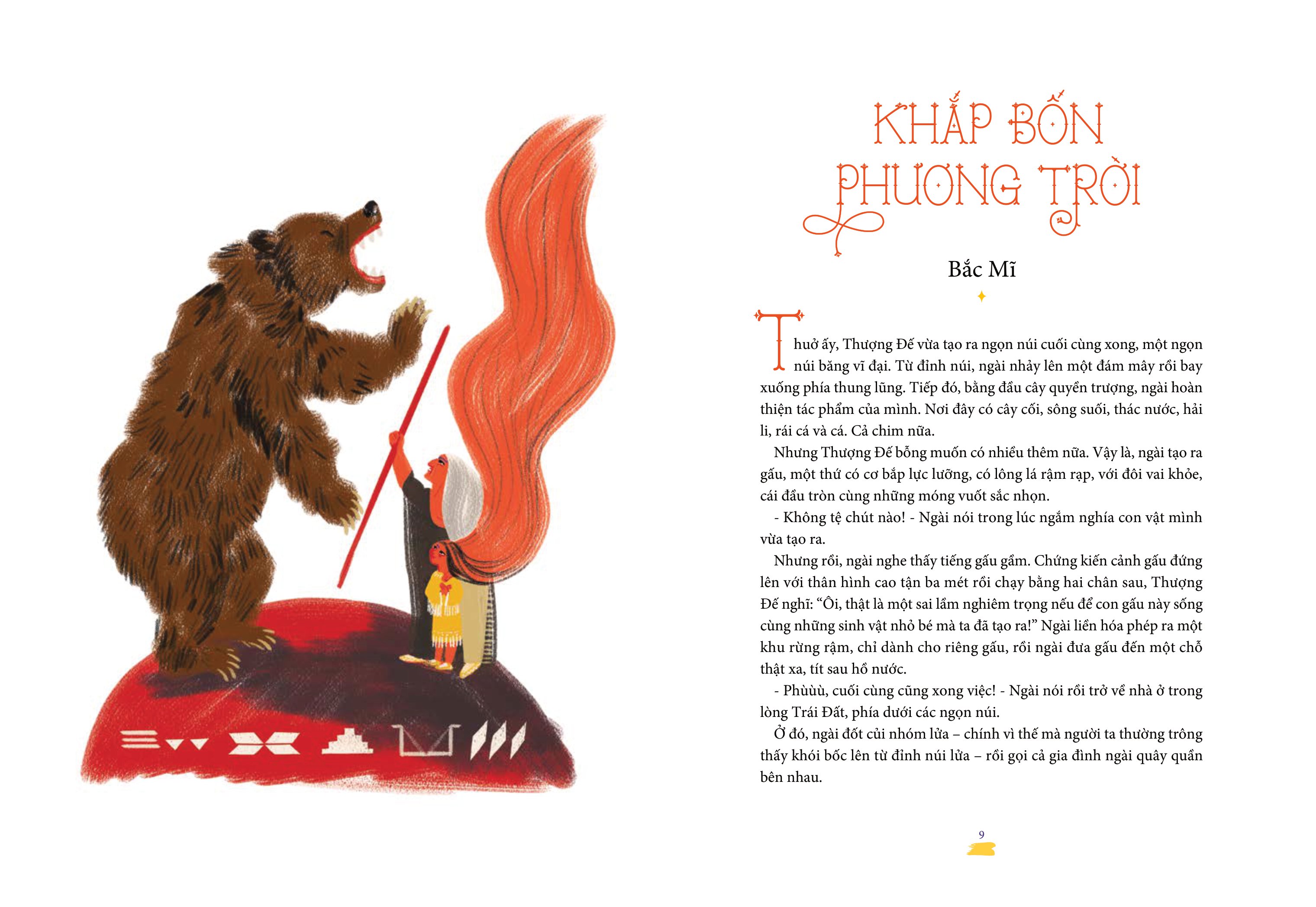 truyện gấu bốn phương - những truyện cổ kì thú về loài gấu