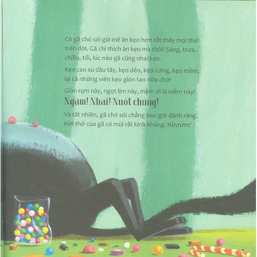 truyện hay bà kể hằng đêm - chó sói ham kẹo ngọt